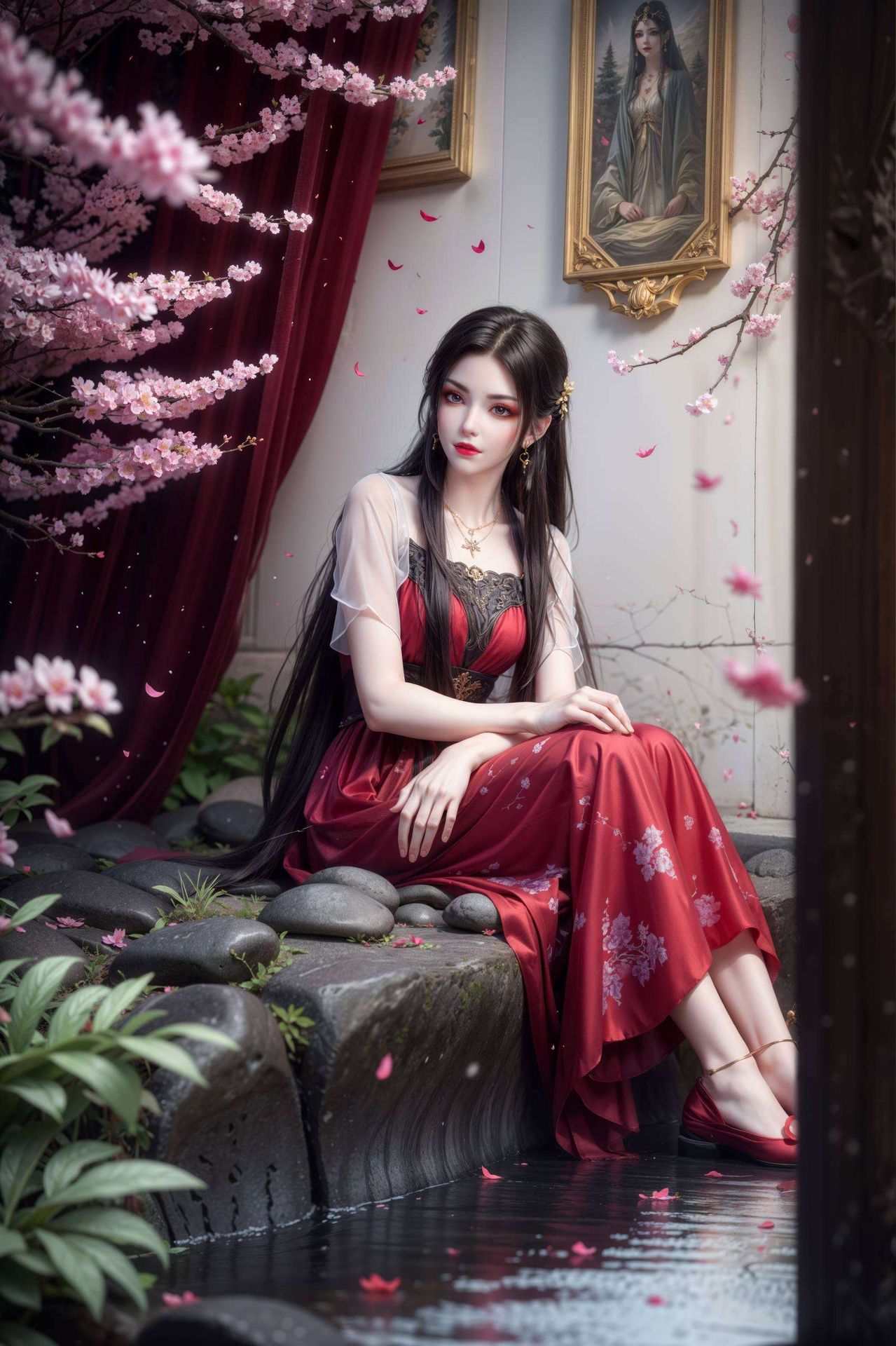 为你的现代iPhone桌面带来一份古典的奢华与灵动之美这款美杜莎竖屏壁纸