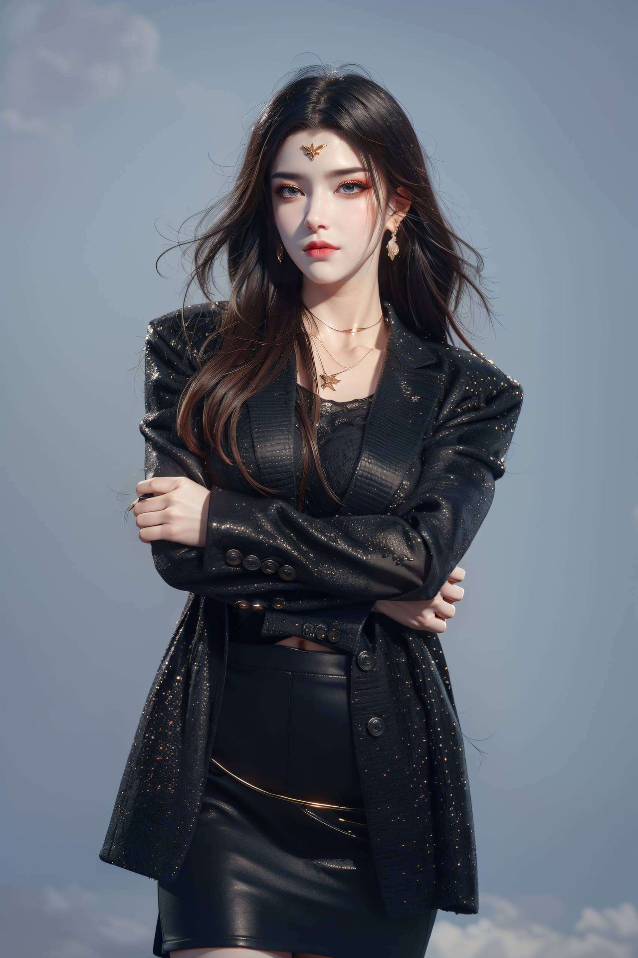 每一帧都仿佛描绘出她的灵动眼神以国漫女生美杜莎为灵感