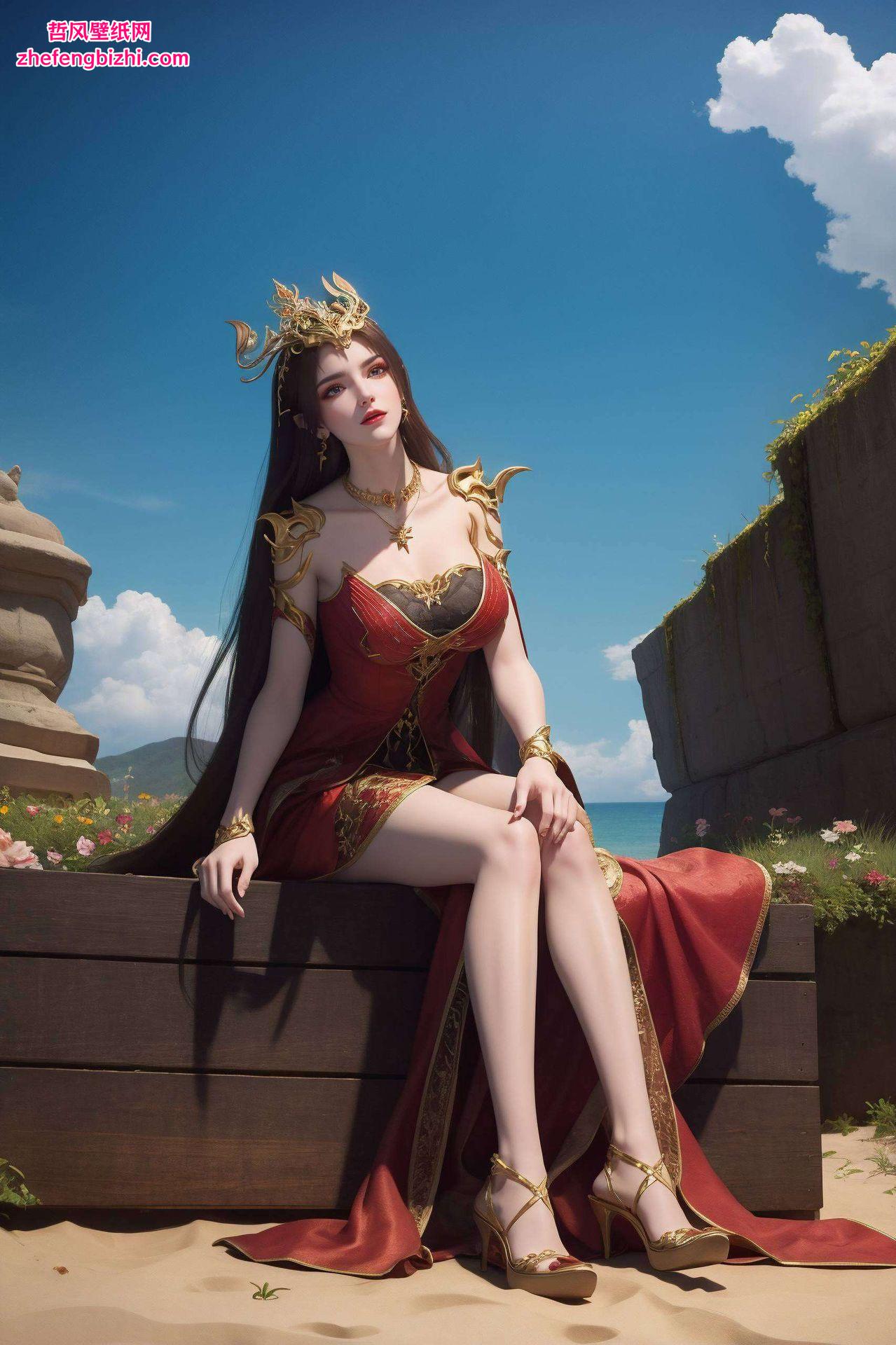 这款高清AI动作素材抽象线条安卓桌面巧妙融合了国漫元素