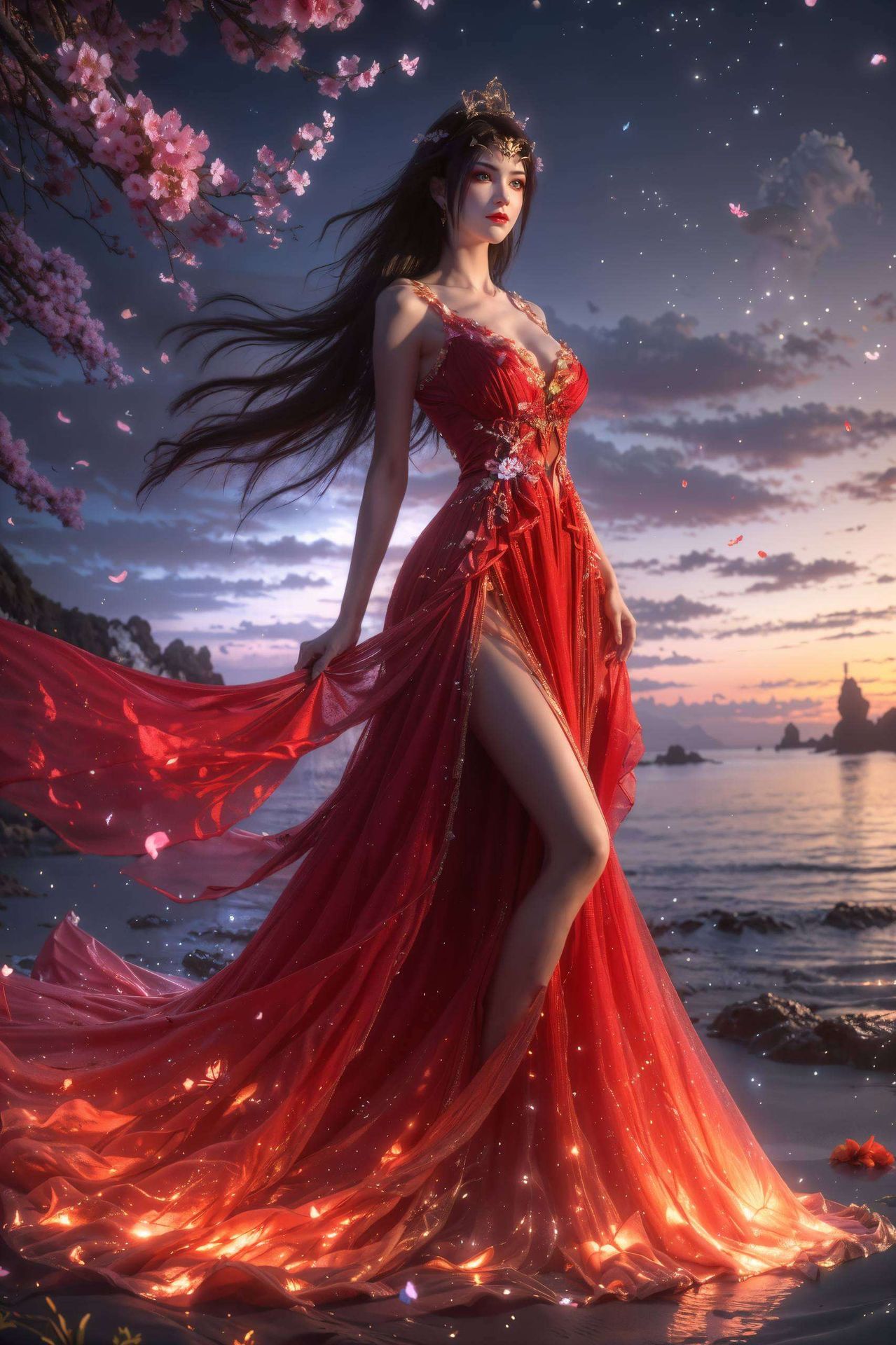 高清画质让她的qq壁纸更显精致绿色丝绒般的质感