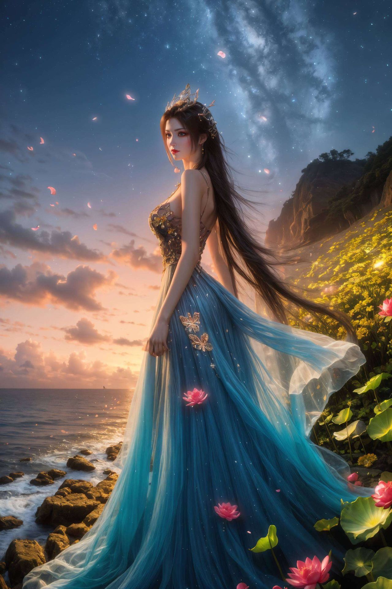 为你的电子设备增添一抹别样风情这款国漫美女桌面主题