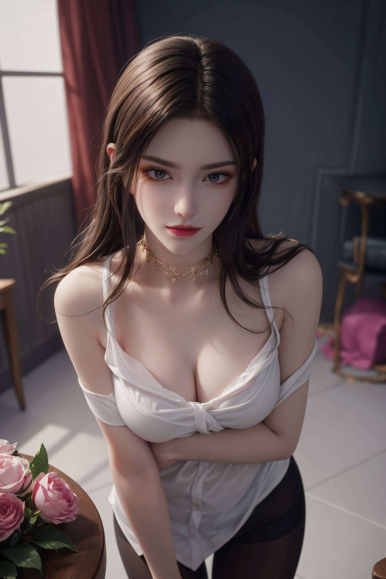 这款融合了AI国漫之美的波点iPhone古风漫画壁纸以斗破动漫中美杜莎女王的魅力形象为主题