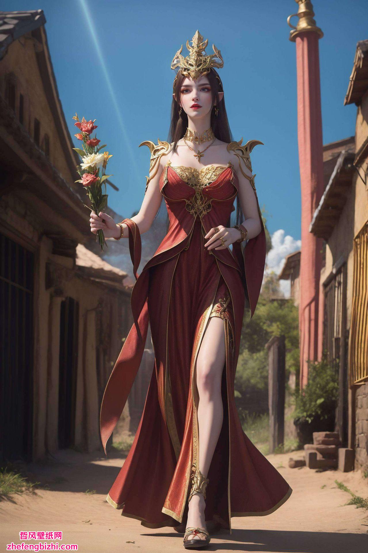 眼神魅惑金属光泽与肌肤质感交织