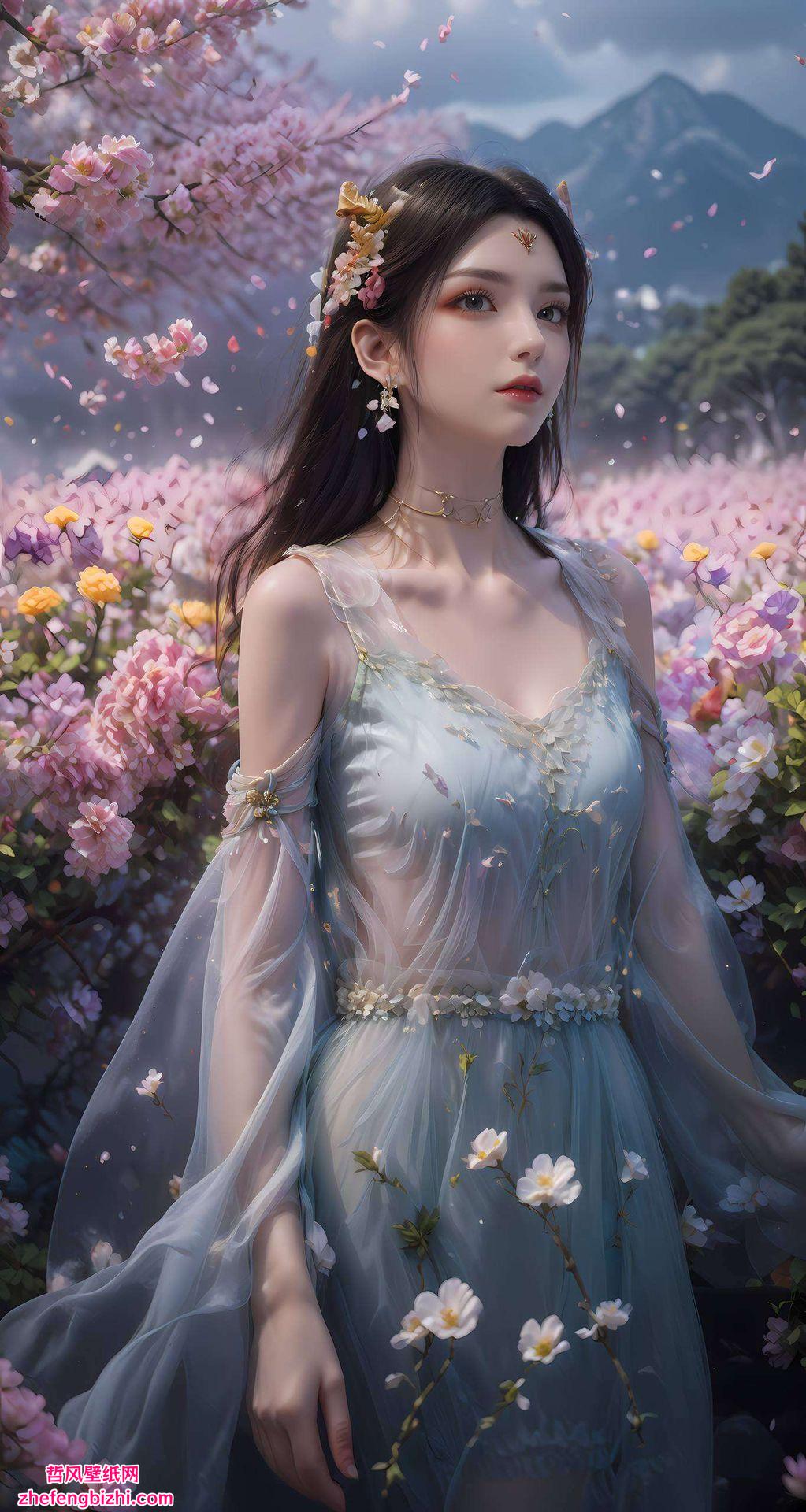 壁纸中美杜莎眼神犀利这款AI绘画角色体态素材波西米亚iPad漫画壁纸