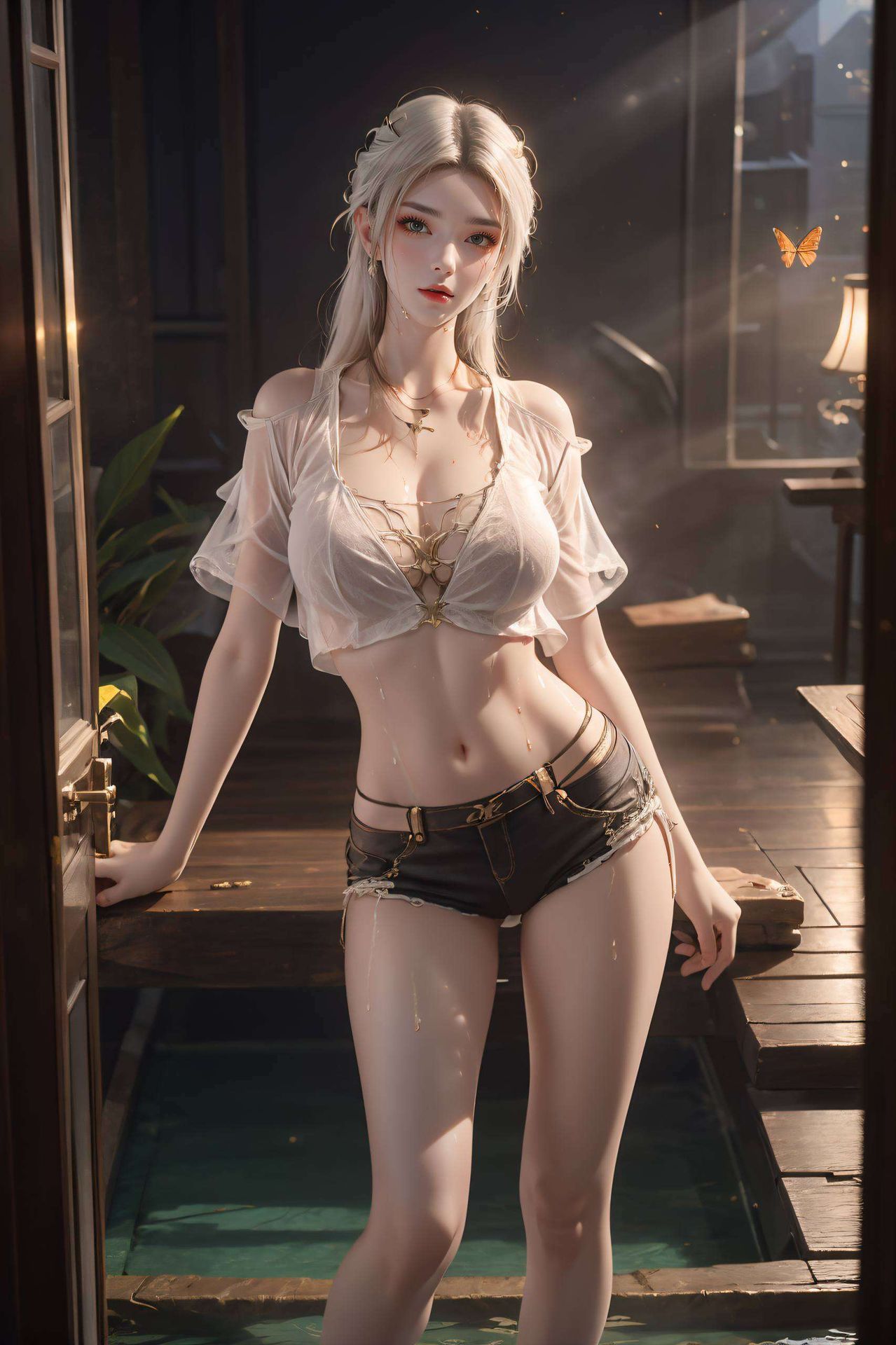 为你的Win10桌面增添一抹神秘魅力这款美杜莎泳衣套装图片壁纸