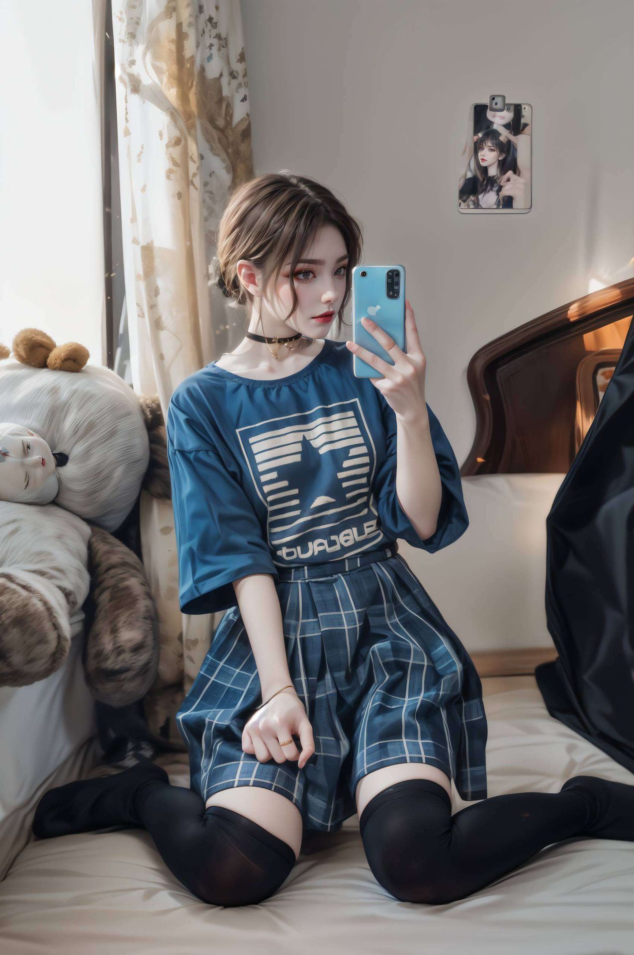 美杜莎的神秘魅力在4K高清壁纸中尽显无疑对称的布局