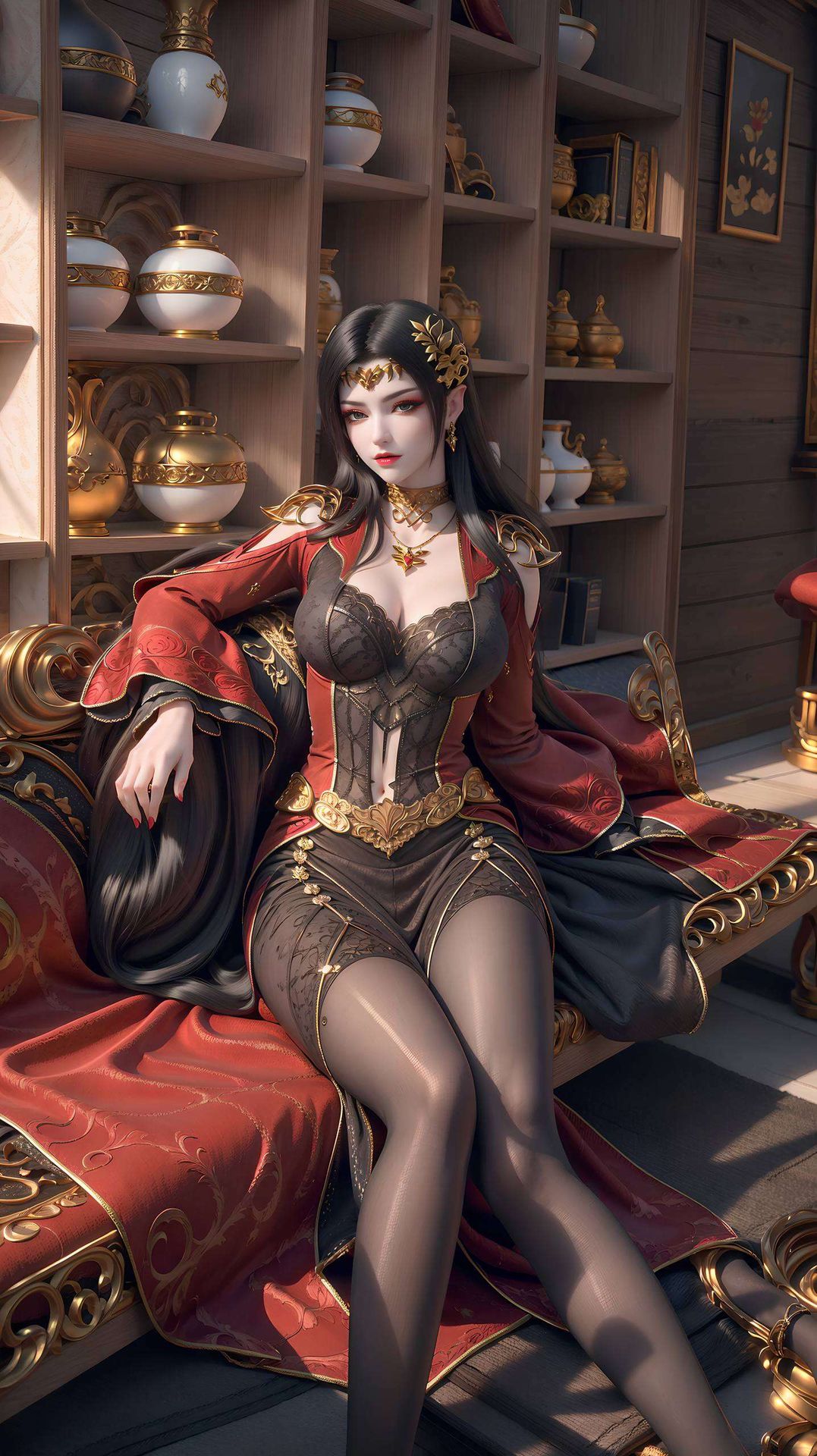 以其独特的古风魅力无论是古典的服饰还是深邃的眼神