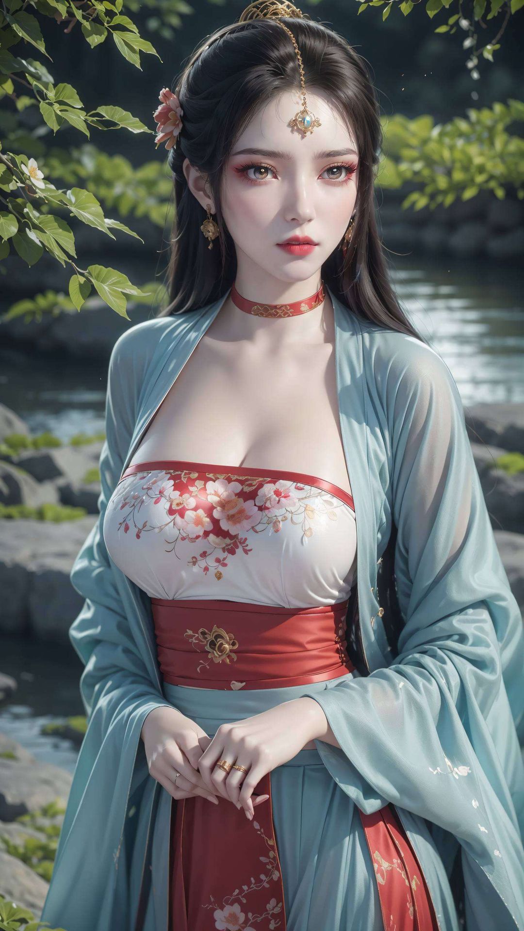 每一帧都是艺术感受女主壁纸墨云的魅力风采