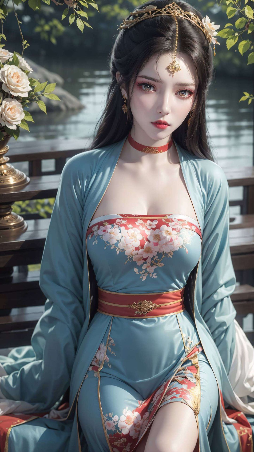 感受女神的独特气质细腻描绘