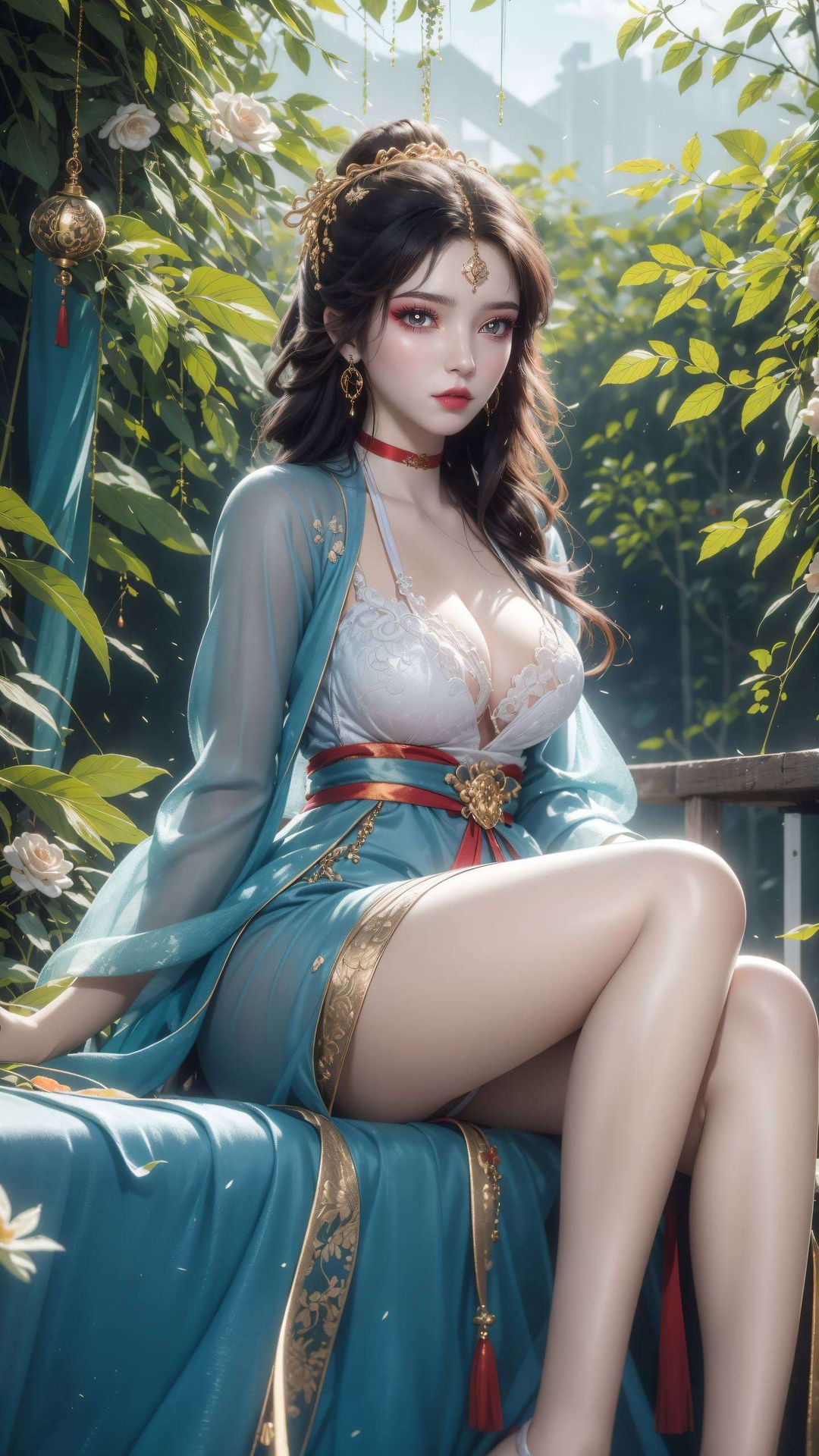 古风美女轻舞霓裳将细腻的笔触与古典韵味完美融合