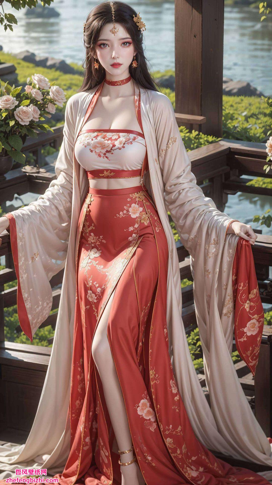 巧妙融合了抽象艺术与Windows 10的美学风格这款AI绘画的墨云壁纸