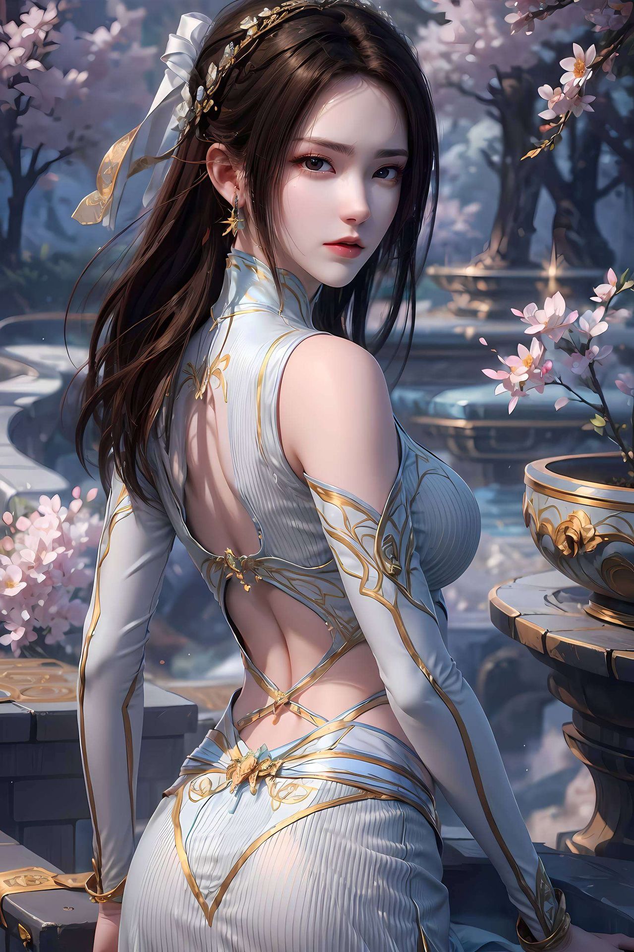 这款4K超清晰的唯美手机壁纸纳兰嫣然