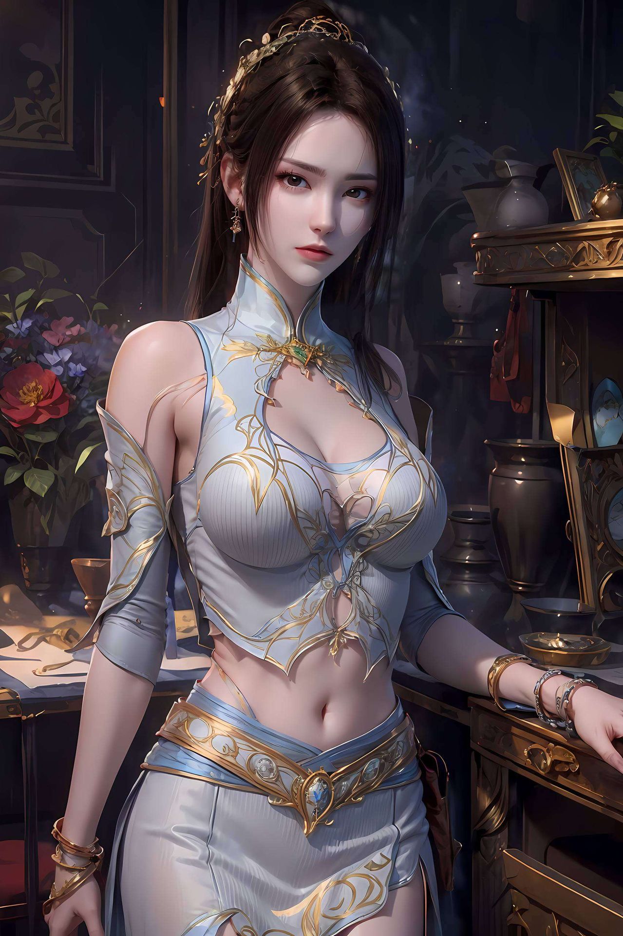 让人一见倾心那抹清丽的身影