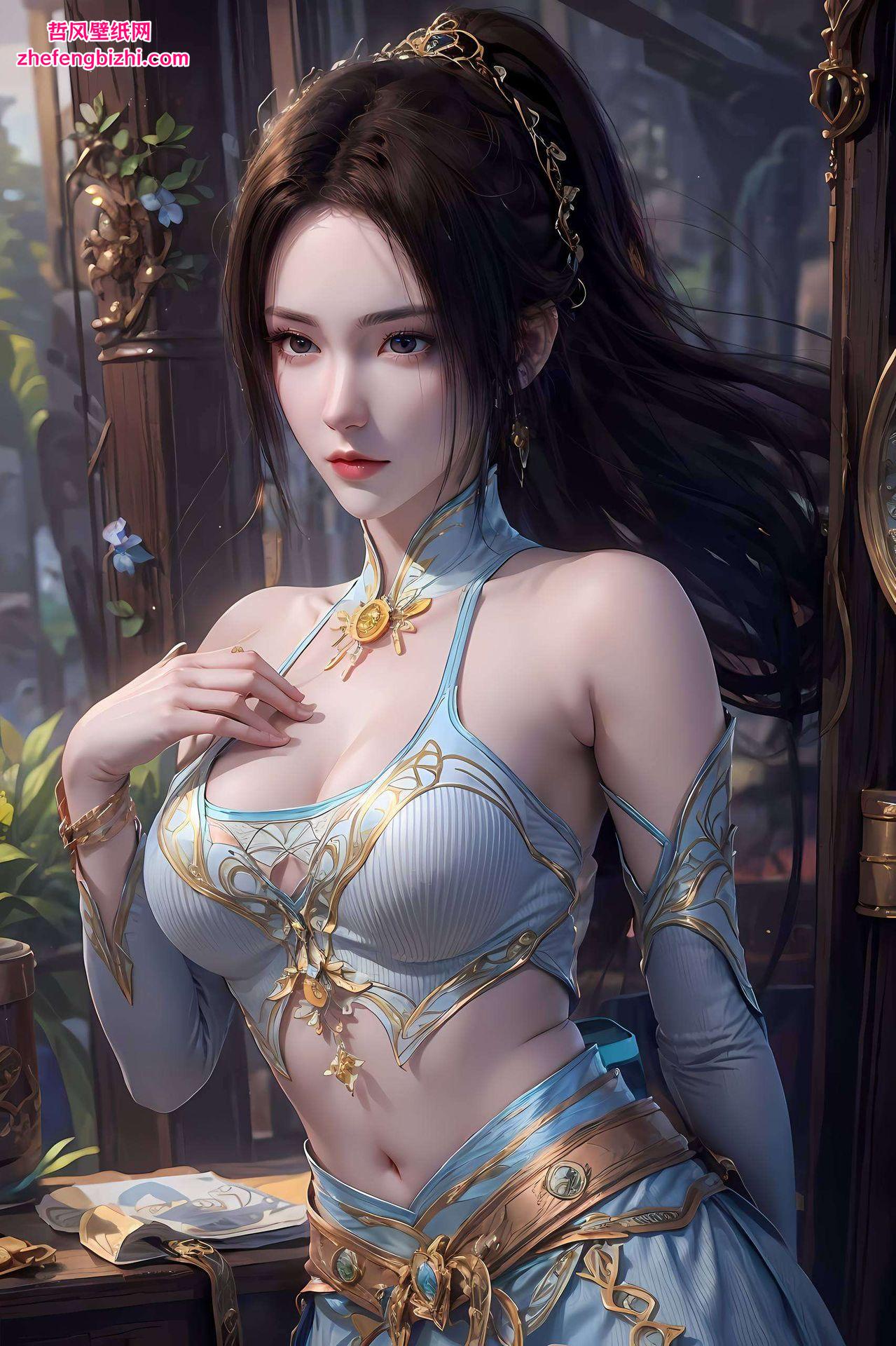 在这静态的国漫世界里淡雅的色调