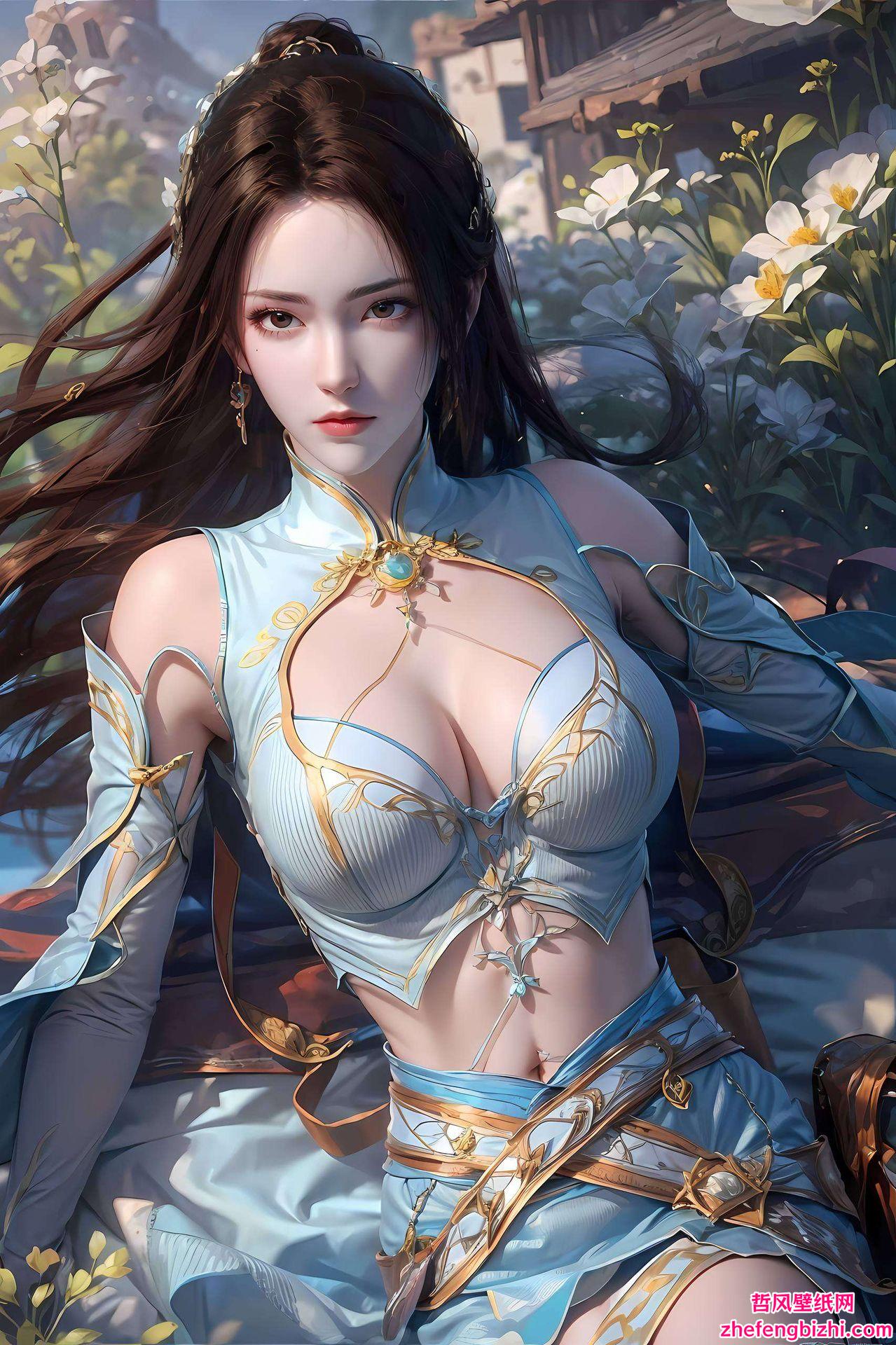 纳兰嫣然轻拂衣袖这幅4K竖屏超清壁纸