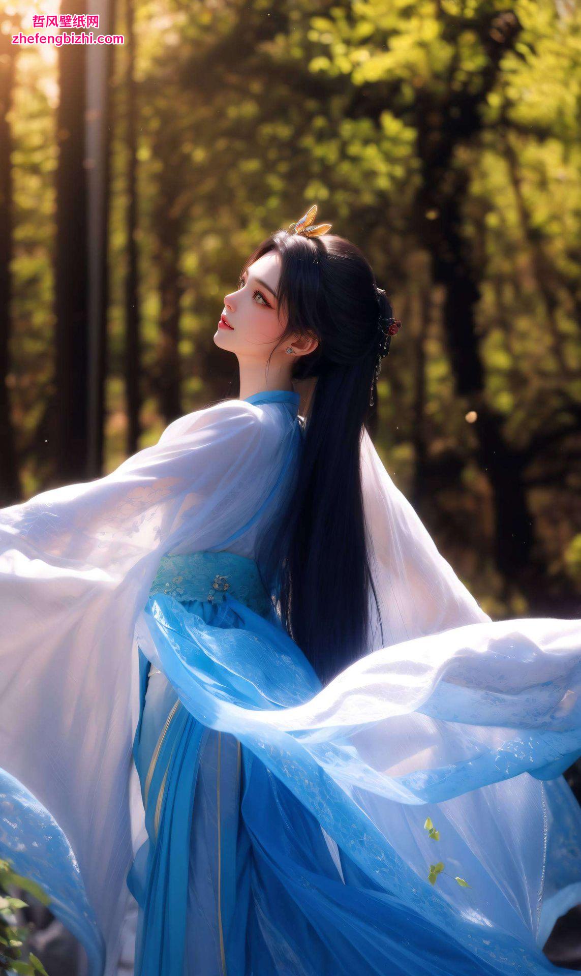 国漫女主ai特集里的南宫夕儿感受那份国漫美女的壁纸艺术之美