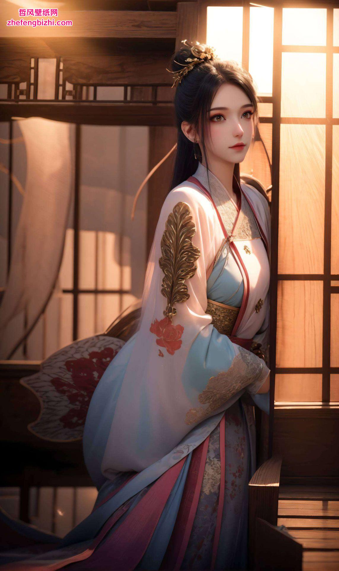 邂逅国漫女神南宫夕儿！细腻笔触勾勒出古典韵味波点超高清4K古风壁纸