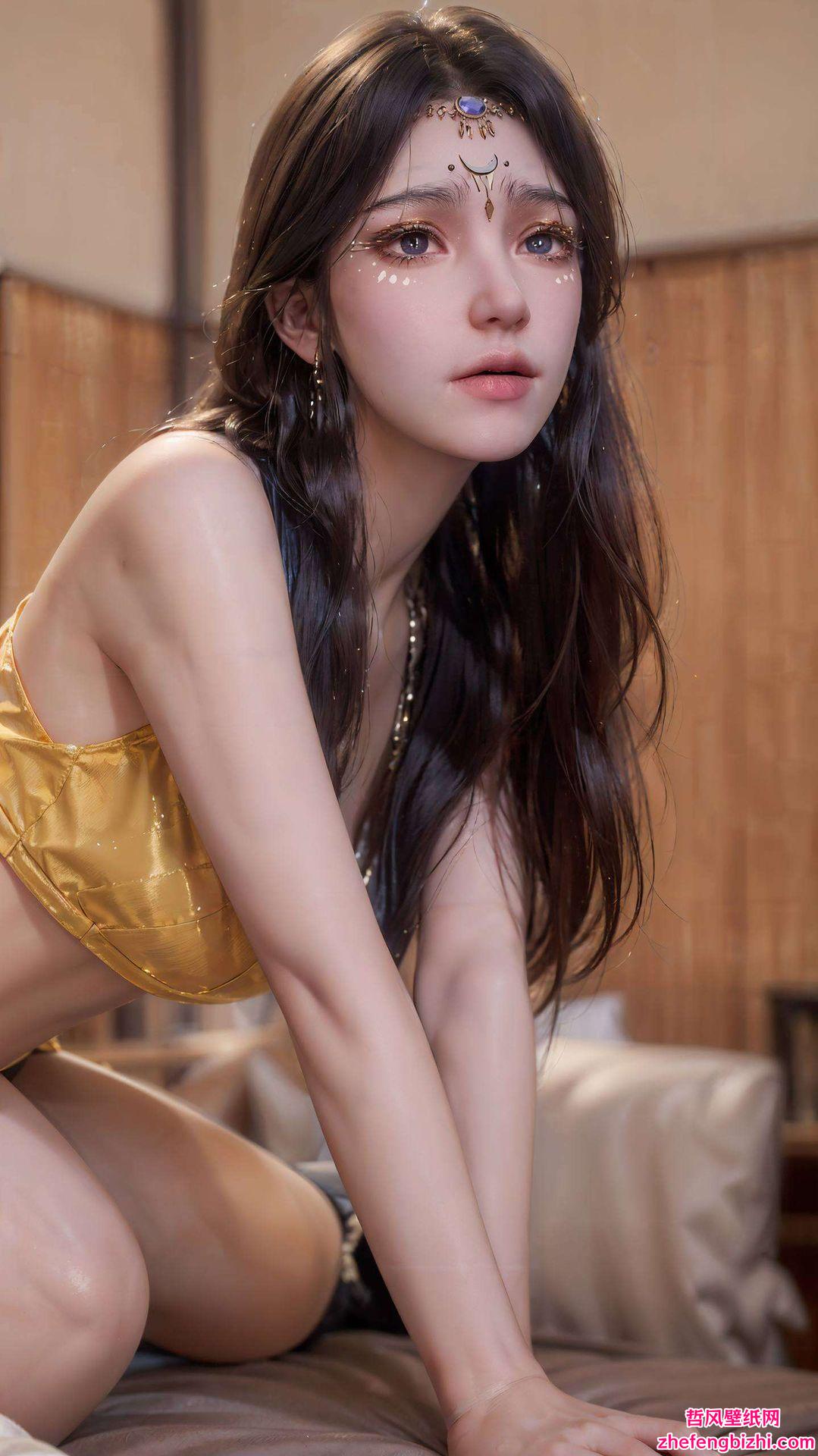 4K高清美女壁纸AI渲染之美