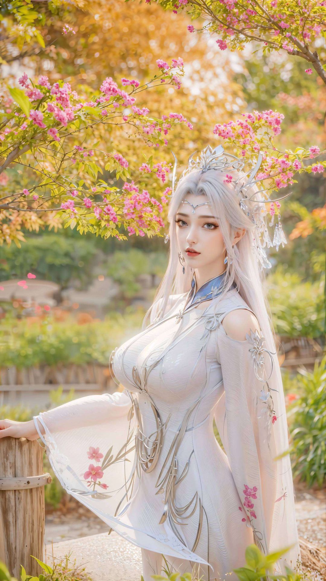 这款极简电脑国漫美女动画壁纸简洁而不失灵动