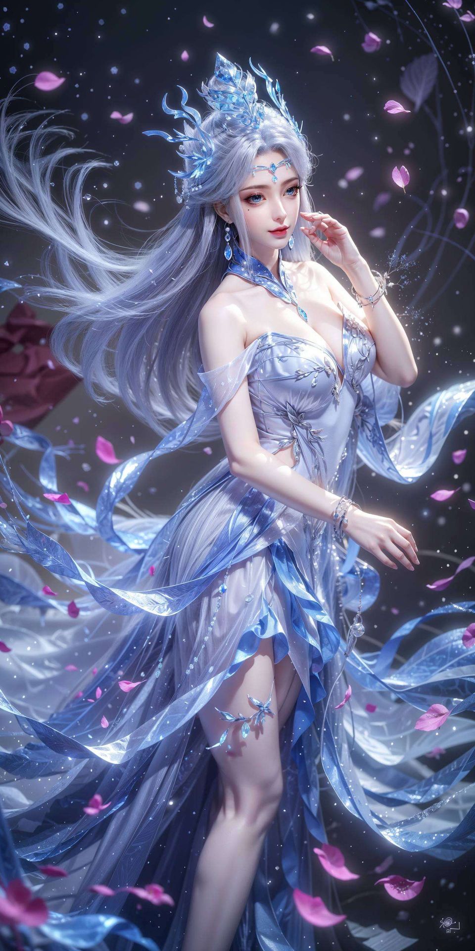 韩玉韬宁雨蝶轻舞飞扬2k高清波普艺术壁纸