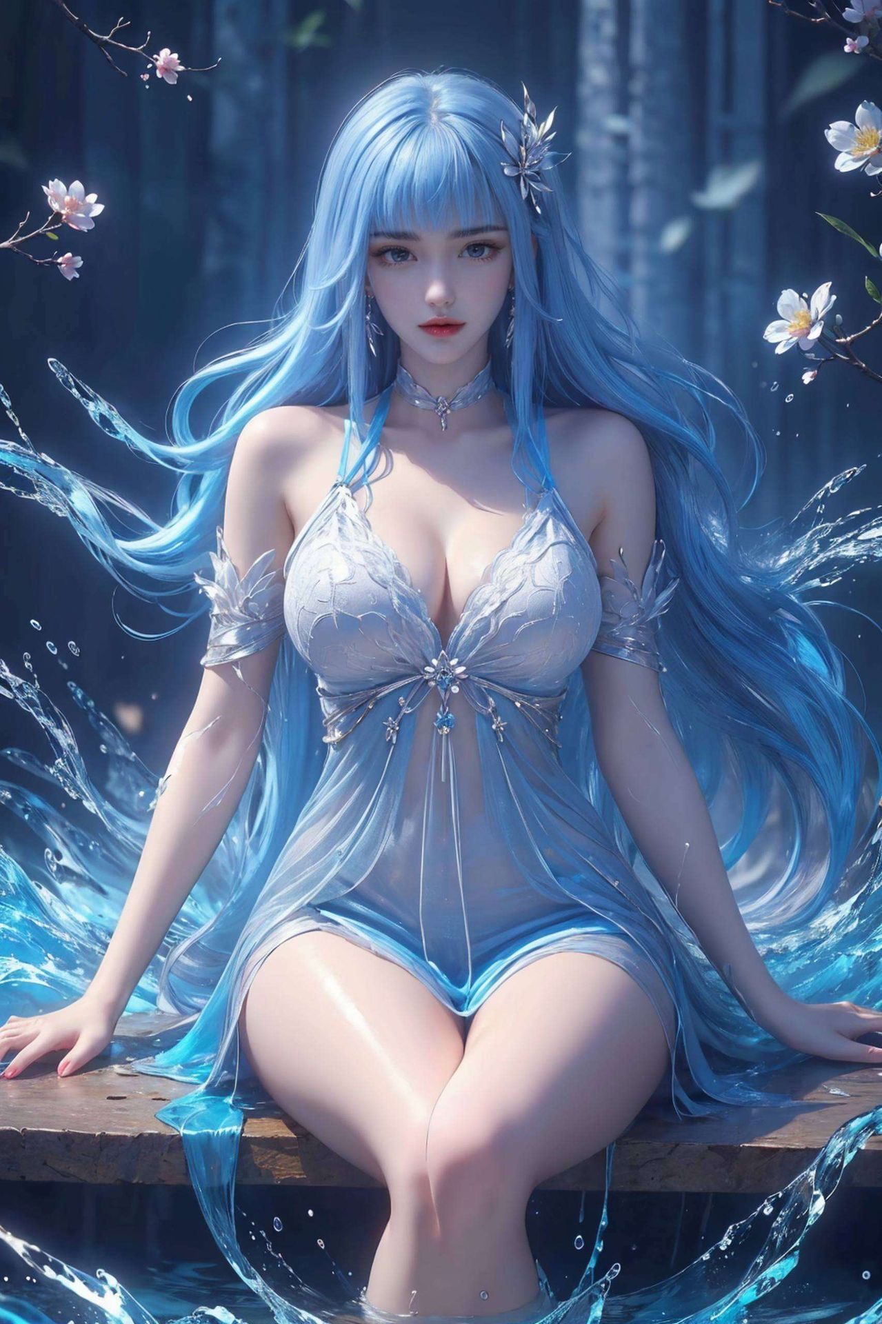 线条流畅这款2k高清艺术风格平板动画壁纸