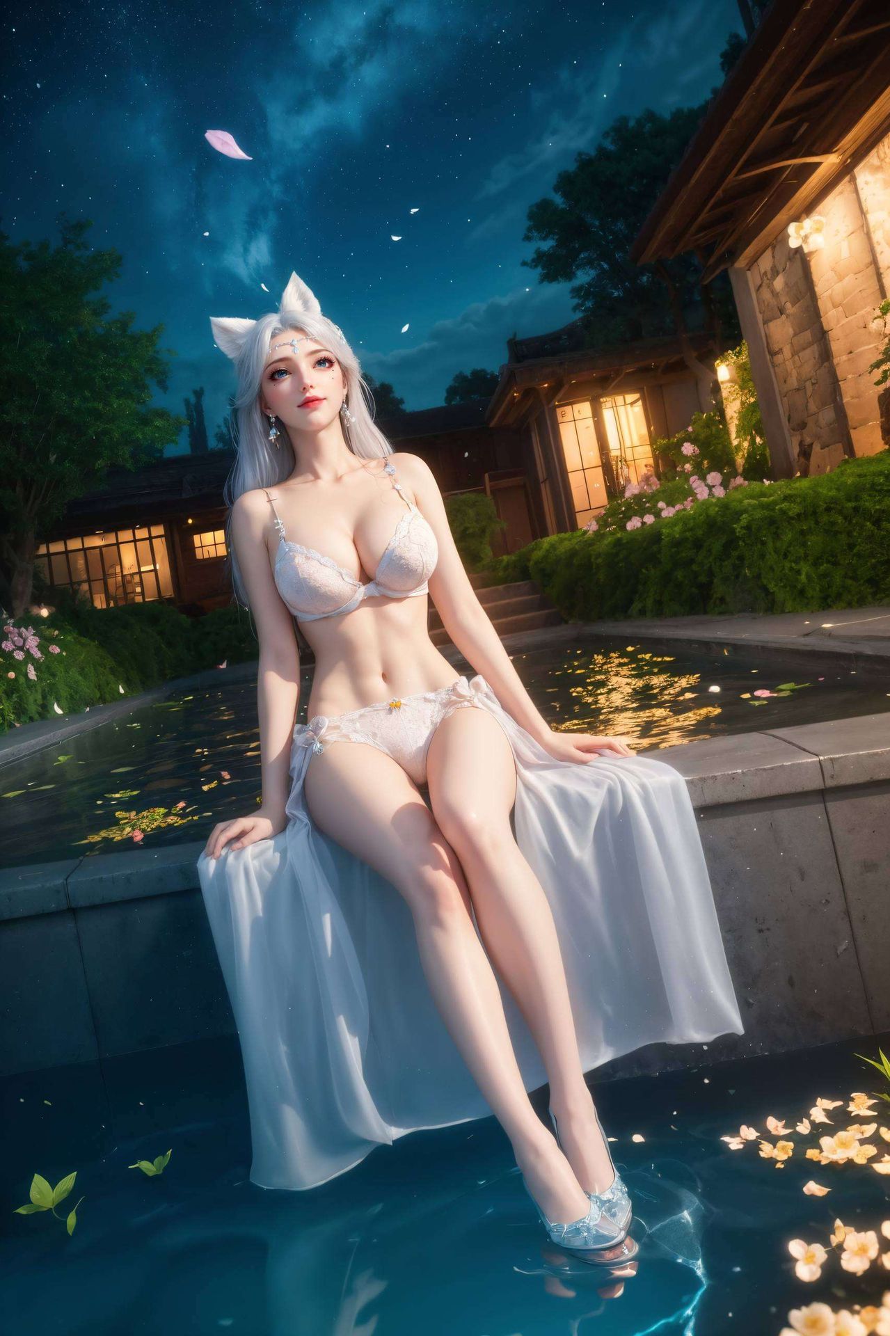 如同波西米亚风格的画卷展现出她独特的优雅与魅力