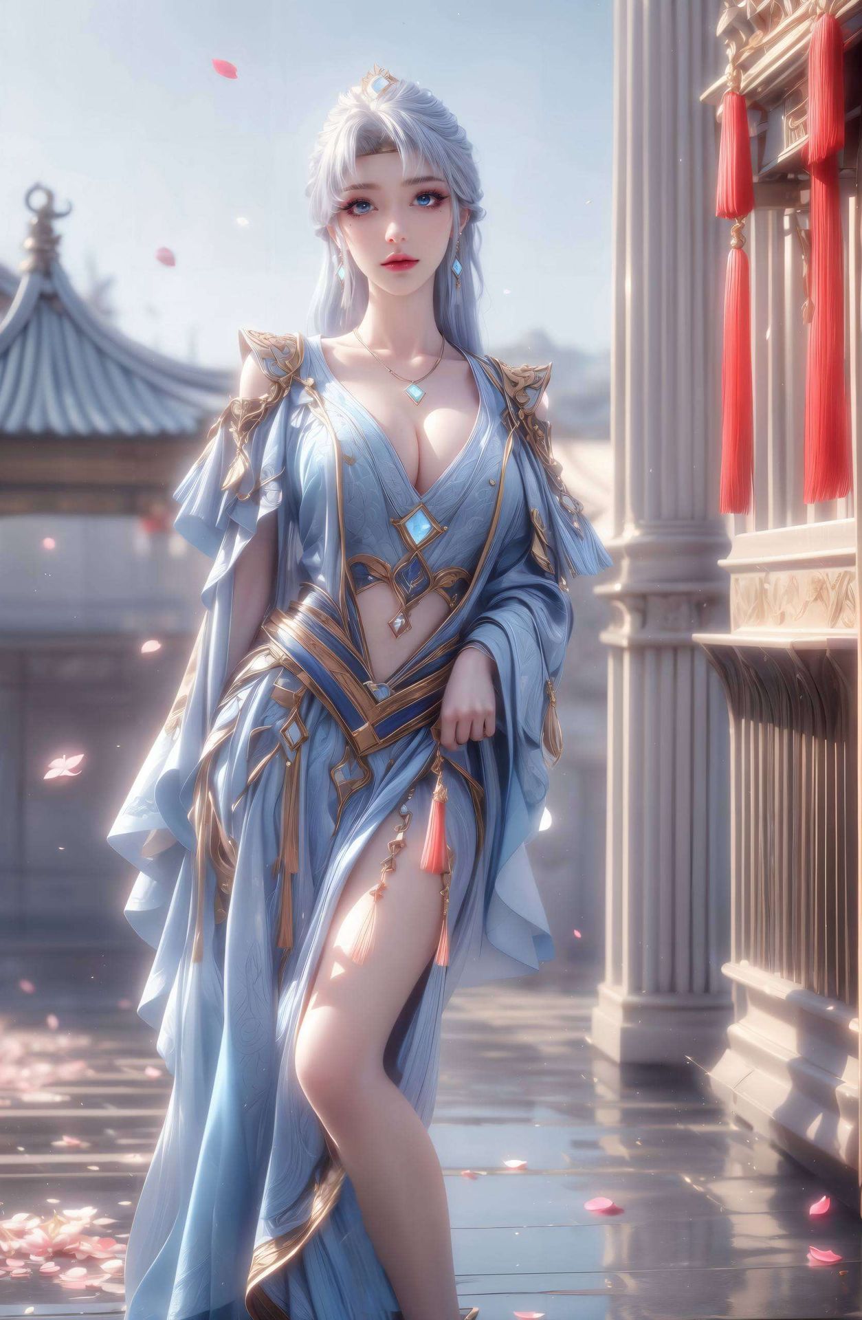 让每一次点亮屏幕这款AI国漫女生点阵苹果国漫女神唯美手机壁纸