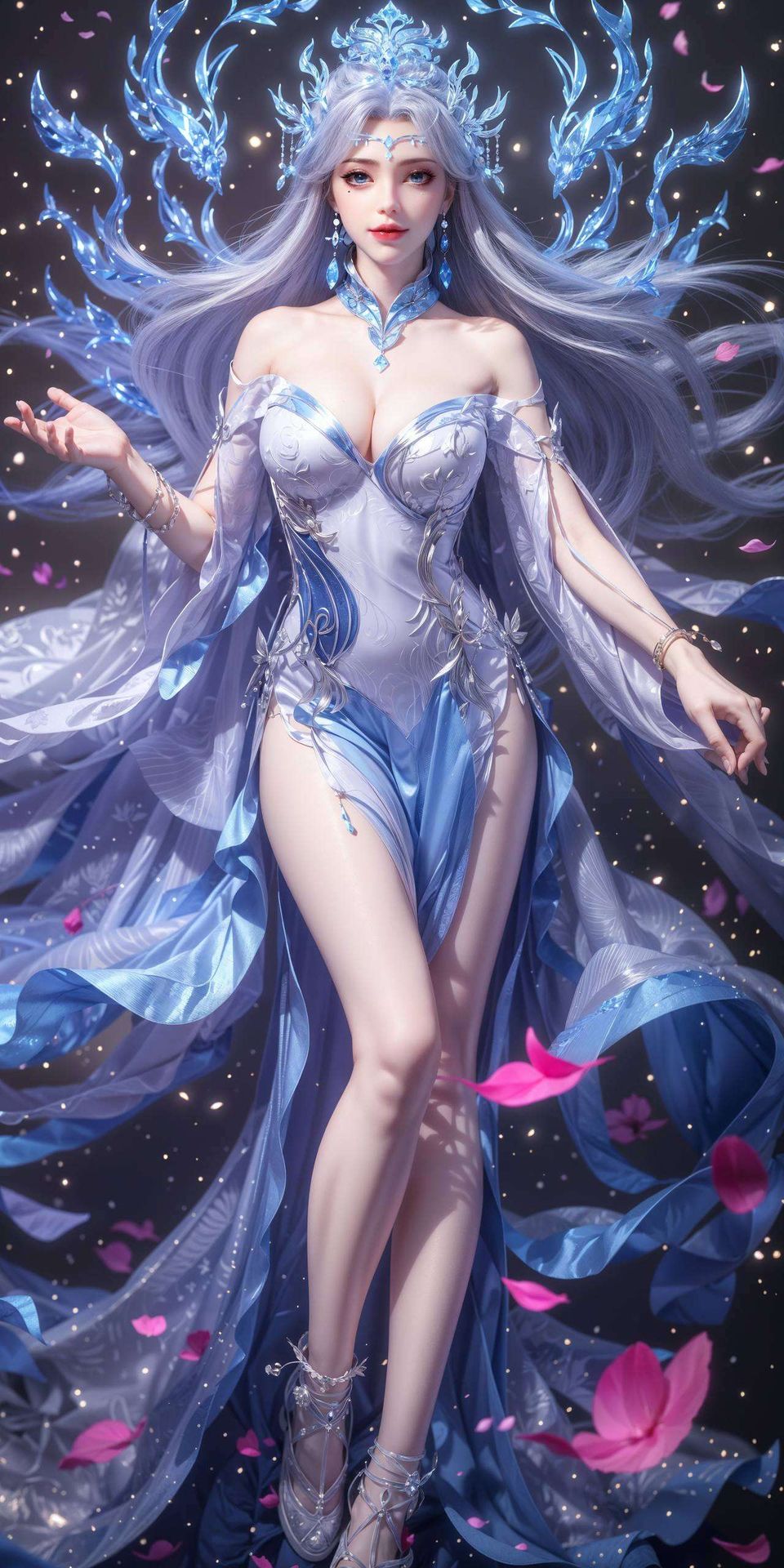 仿佛从古典画卷中走出来的一般容颜柔和如花瓣