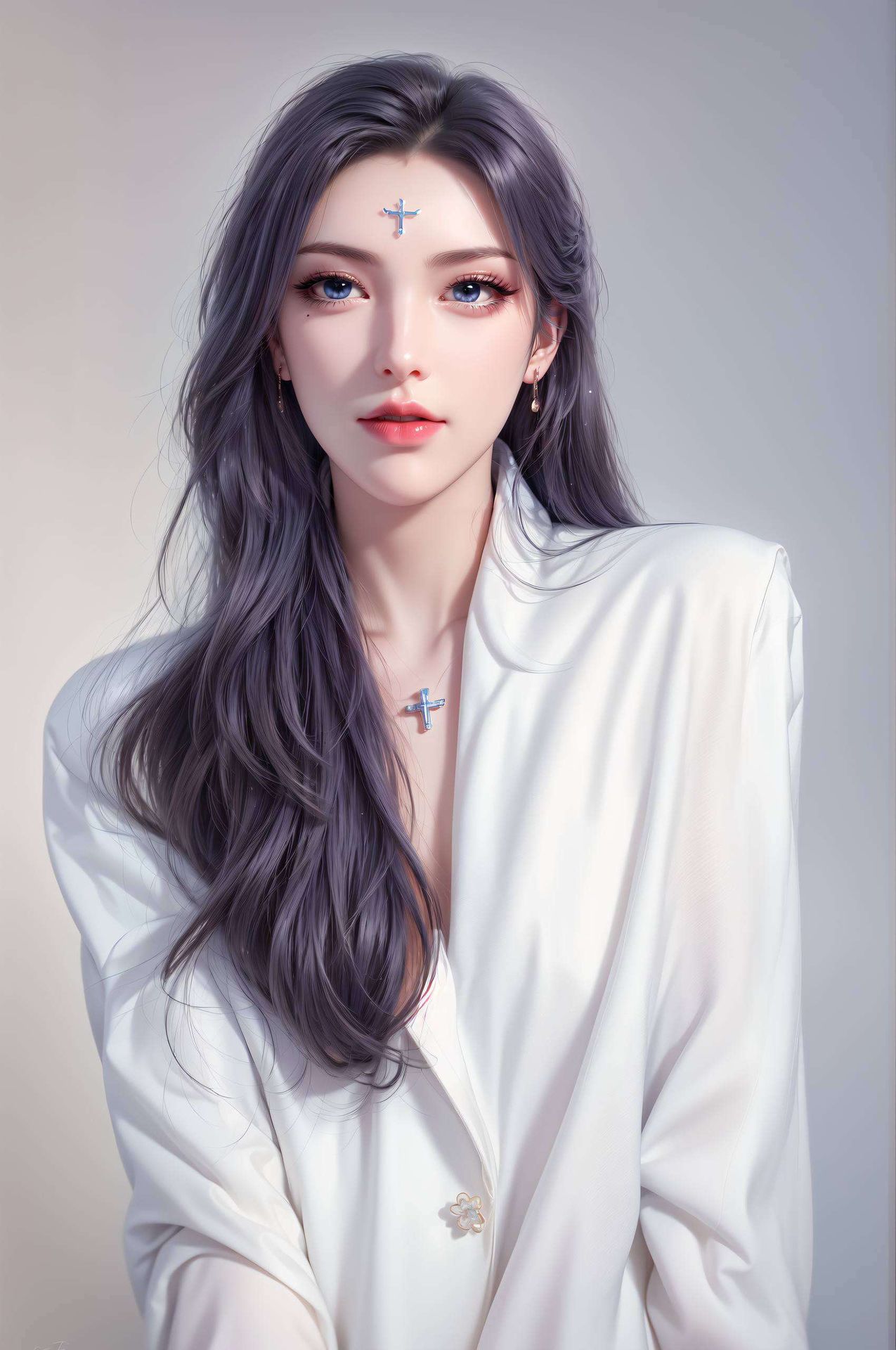 细节满分以她婉约的身姿为素材