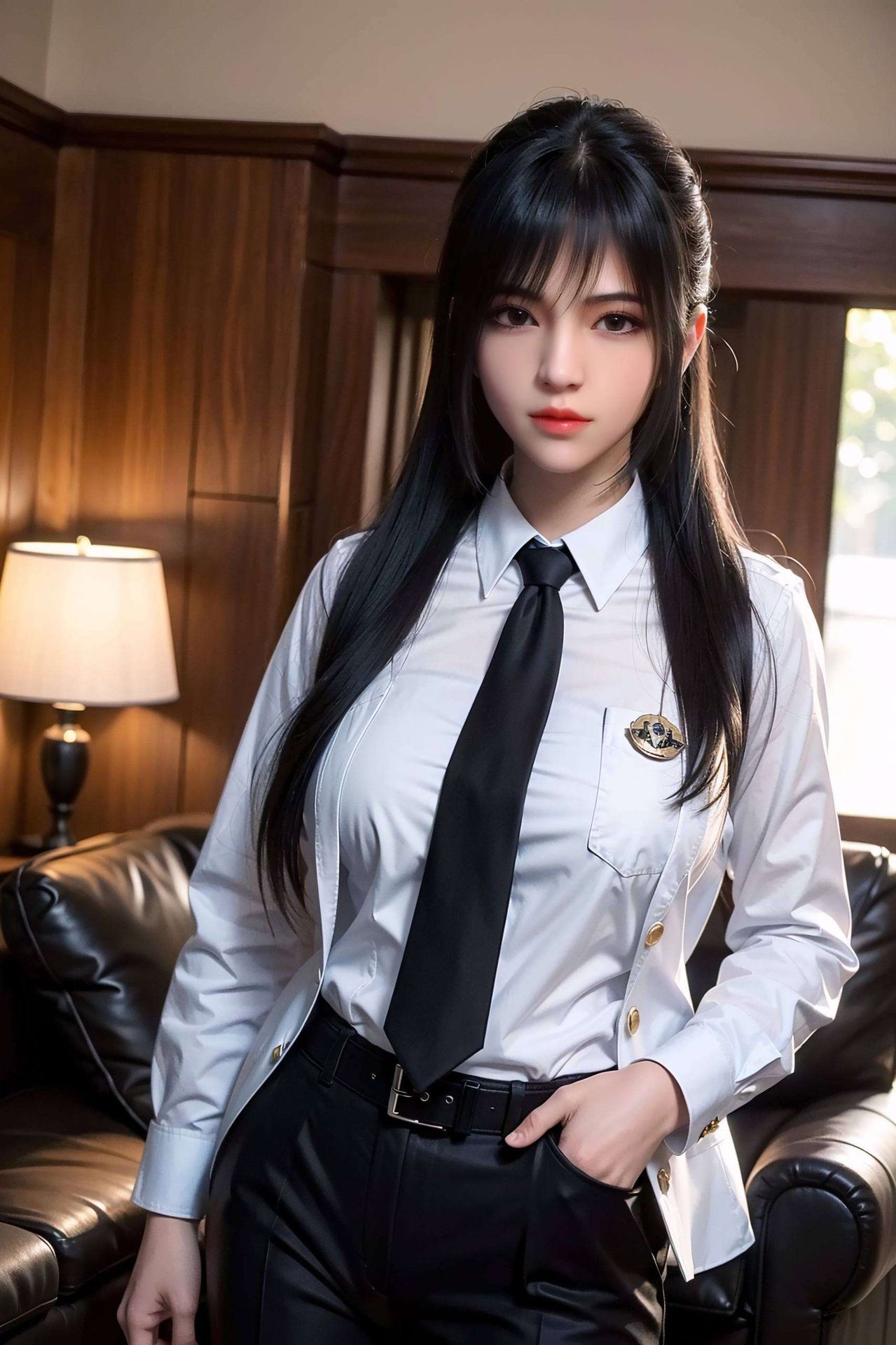 让你沉浸在她那深邃眼神与坚毅笑容中将雄兵连的英勇与琪琳的美貌完美融合