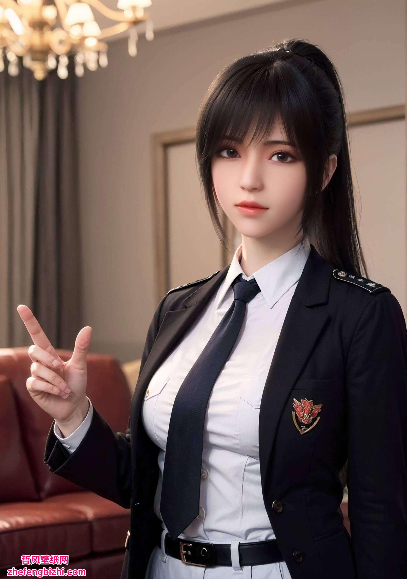 为你的电脑或手机带来一抹别致的潮流风采让这位国漫美女跃然屏上