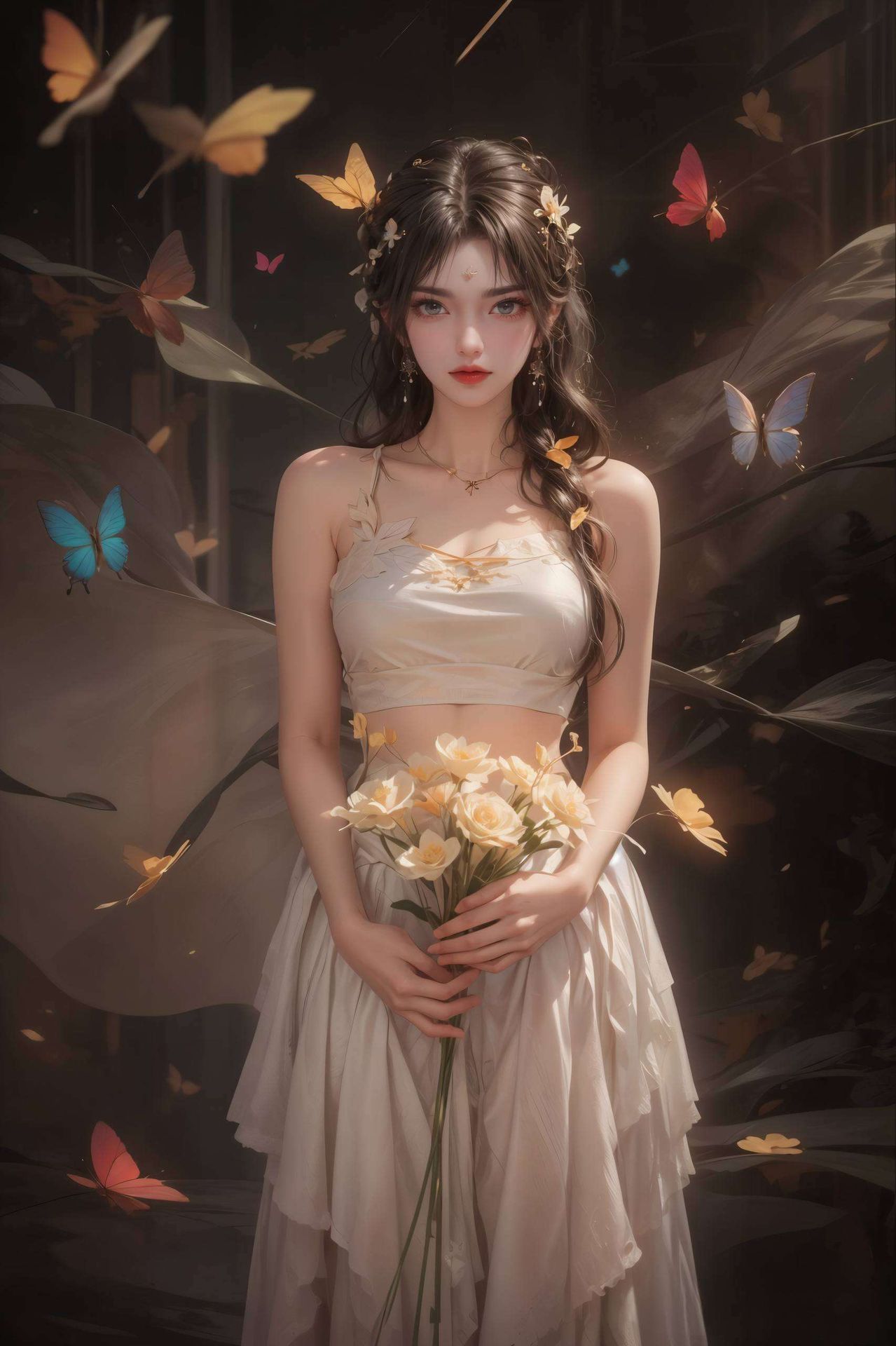 古风美女的灵动瞬间清漪变身