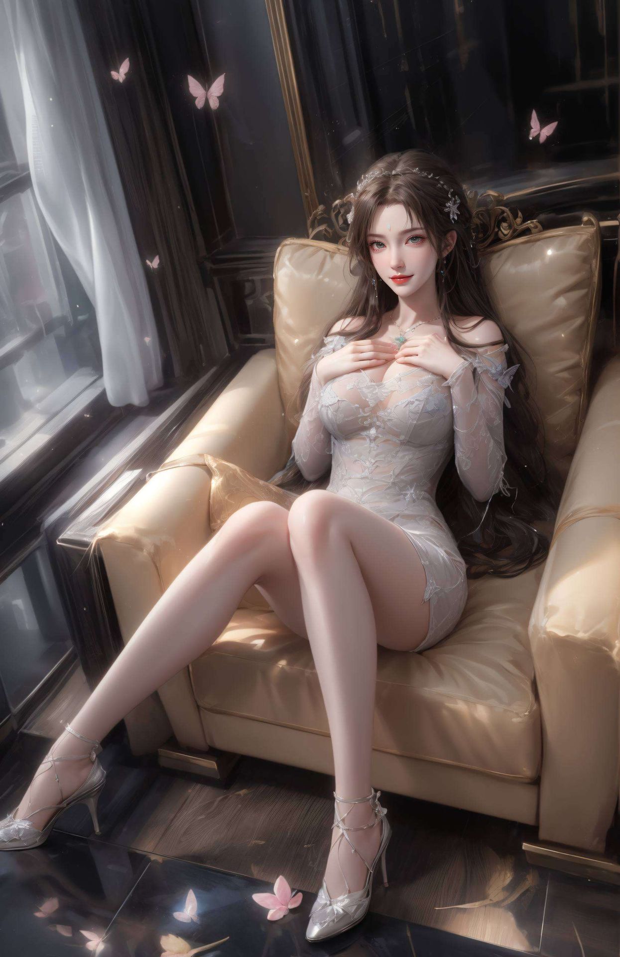 都是一次视觉盛宴清漪漫步在完美世界的晨曦中