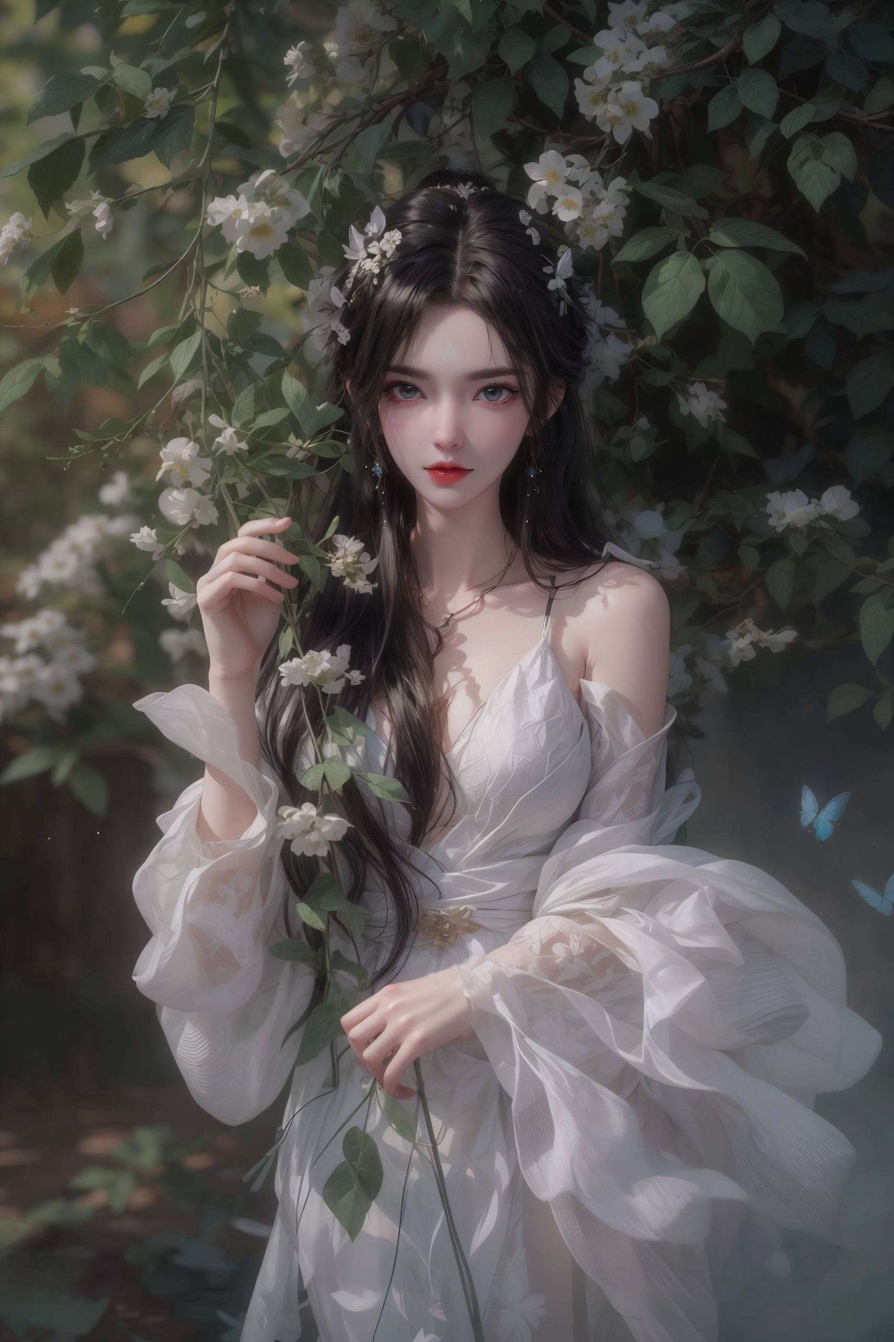 这款AI国漫美女超厲害2560p壁纸让每一次开机都仿佛置身国漫世界