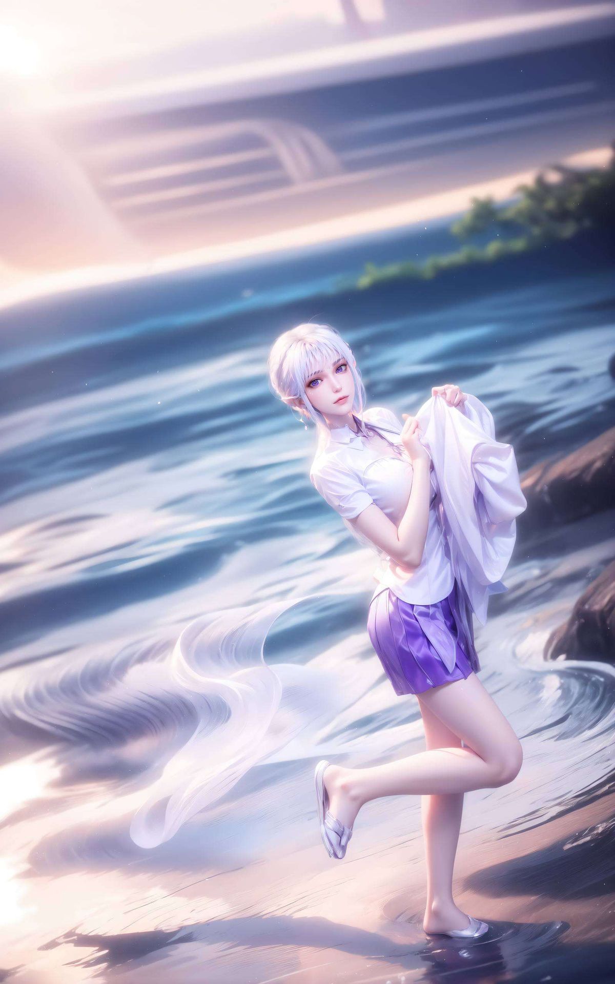 国漫女神圣采儿以她的独特魅力都能完美装饰你的电脑桌面