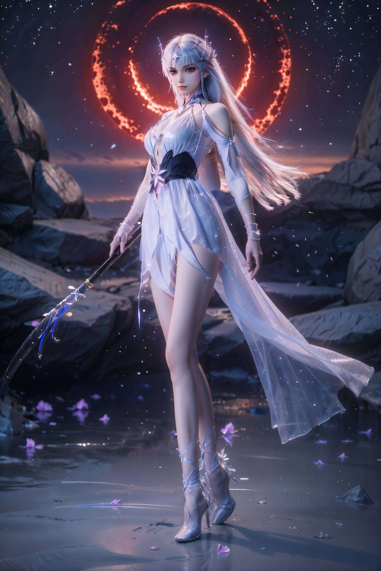 高清画质这款以她为主角的壁纸