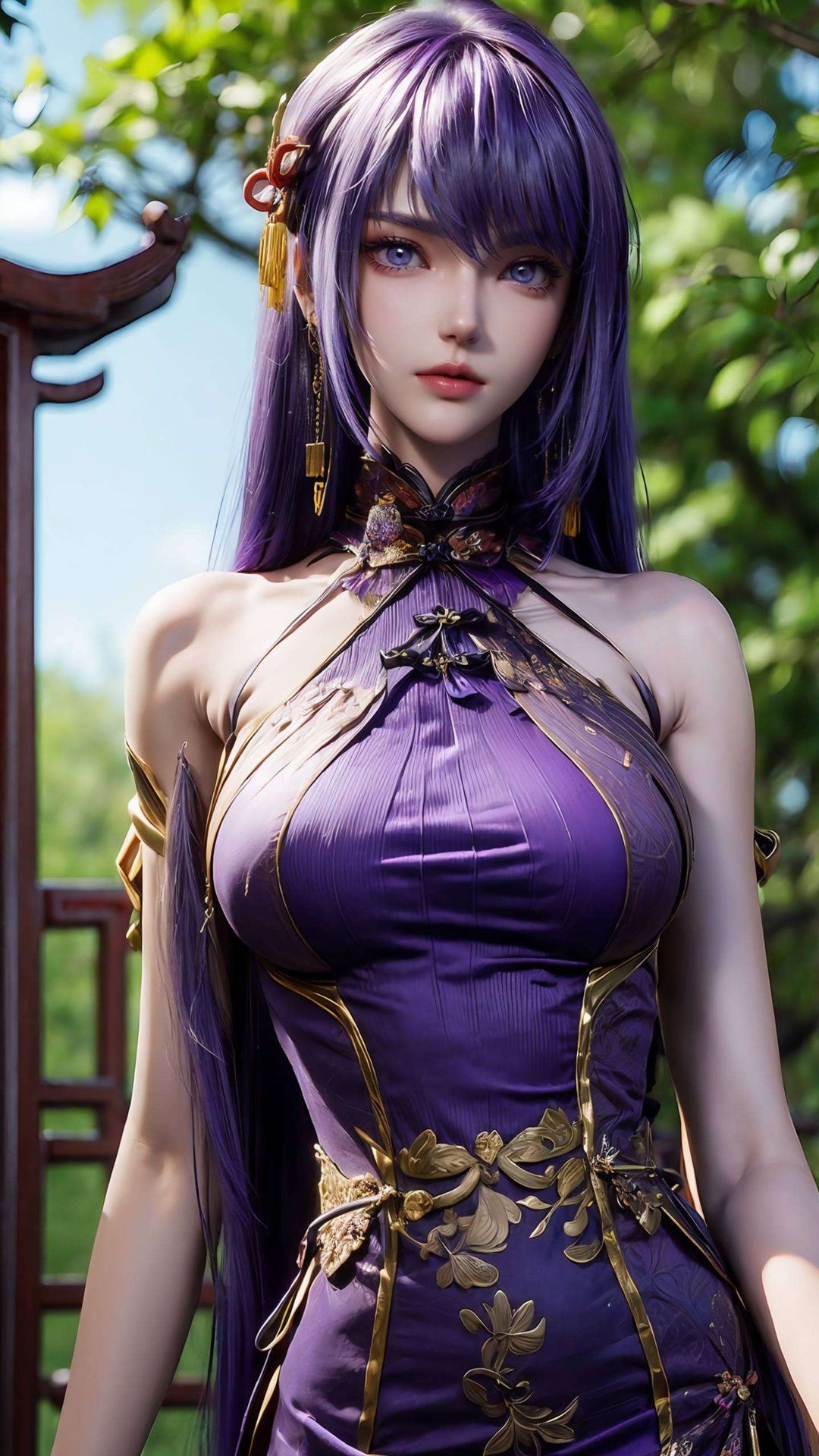 AI绘画的圣采儿动画壁纸图片展现出无与伦比的对比魅力让人仿佛能感受到她内心的波动