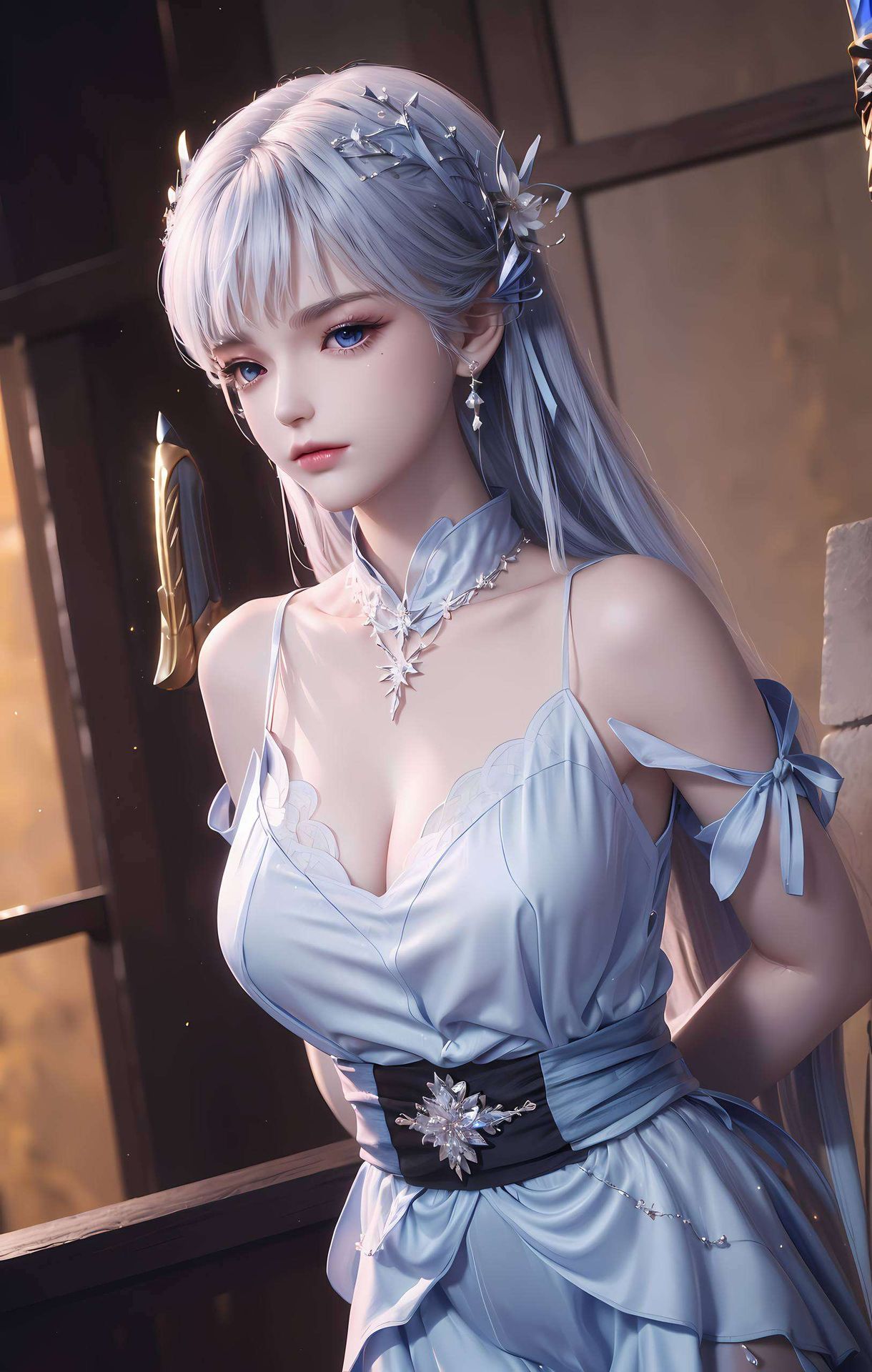 圣采儿图片超清静态壁纸以金属质感诠释国漫之美