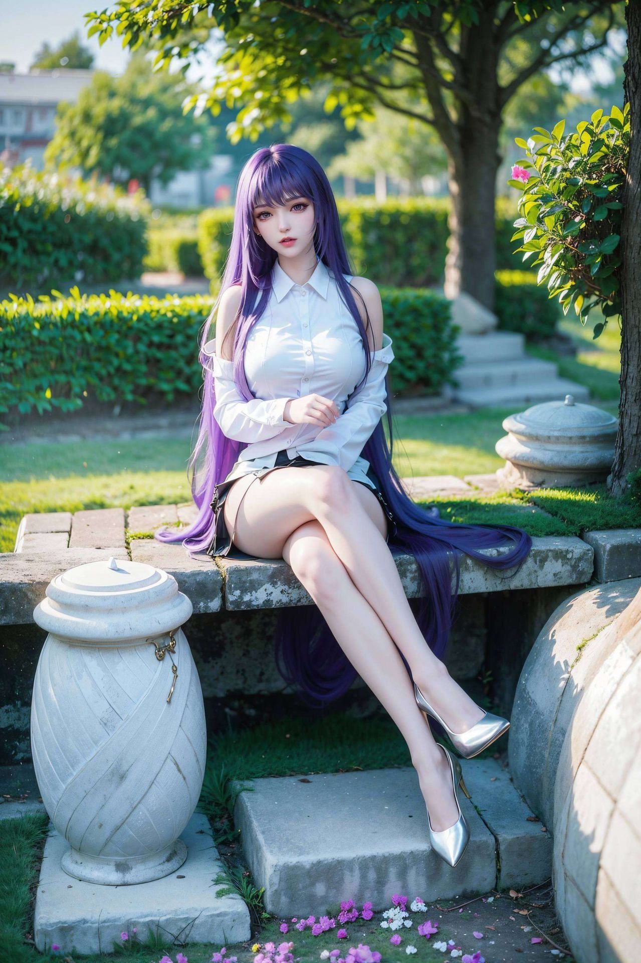 尽在这张2K高清壁纸将古典韵味与现代像素技术完美融合