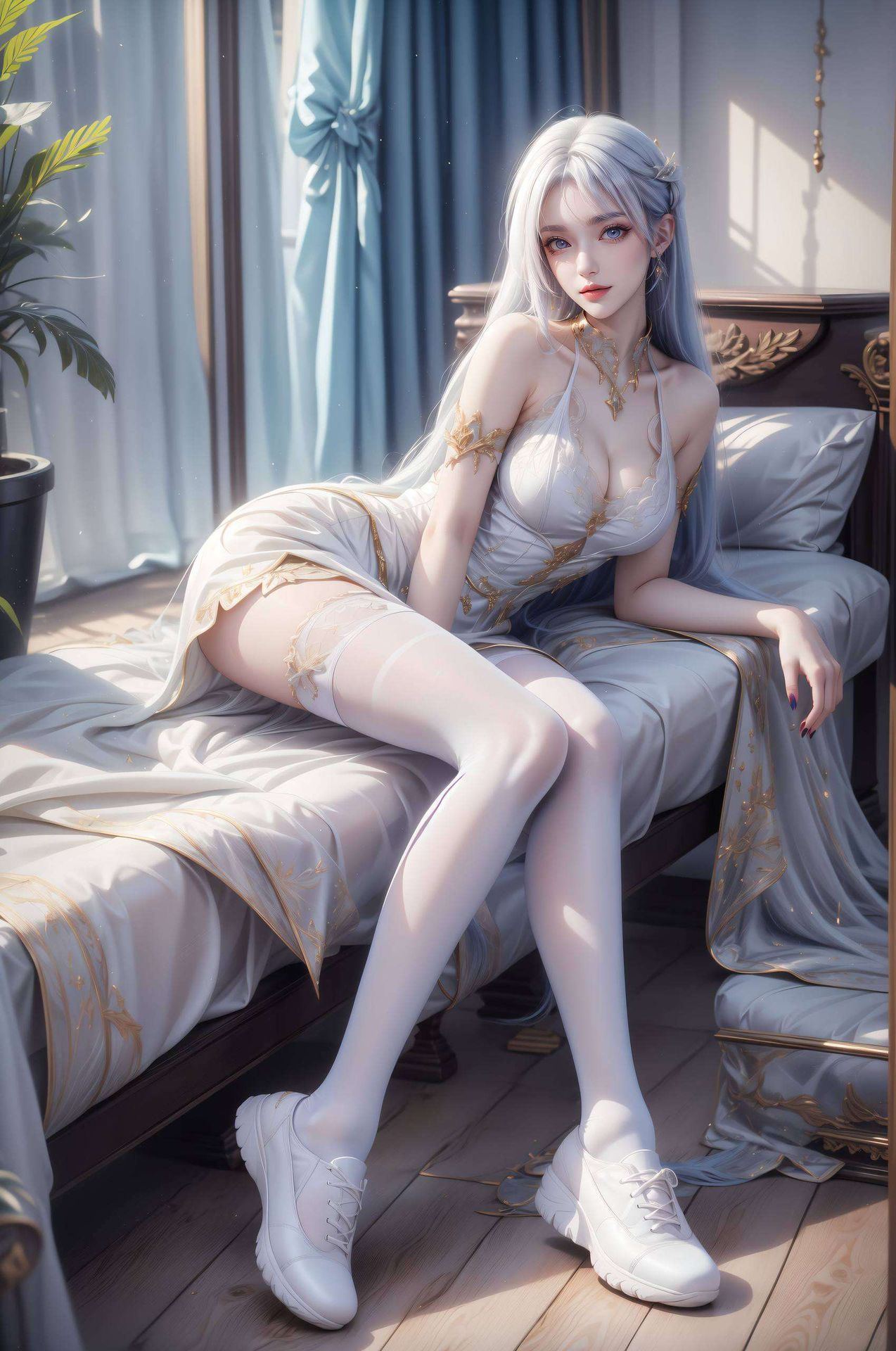 如同穿越梦幻般的艺术之旅波西米亚风格的iPad桌面装饰图