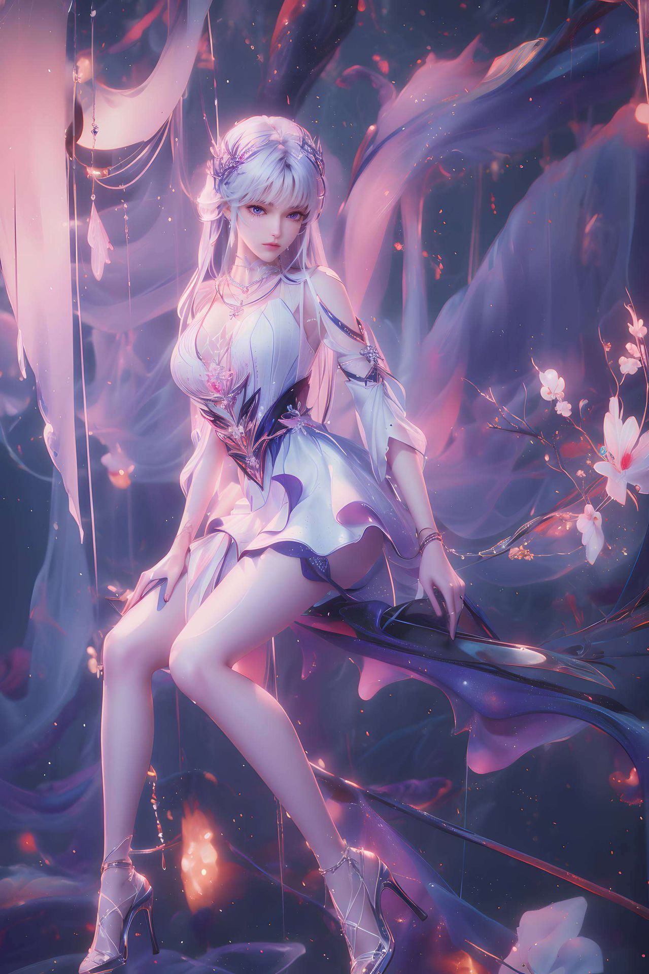 勾勒出唯美国漫女神形象小小圣采儿