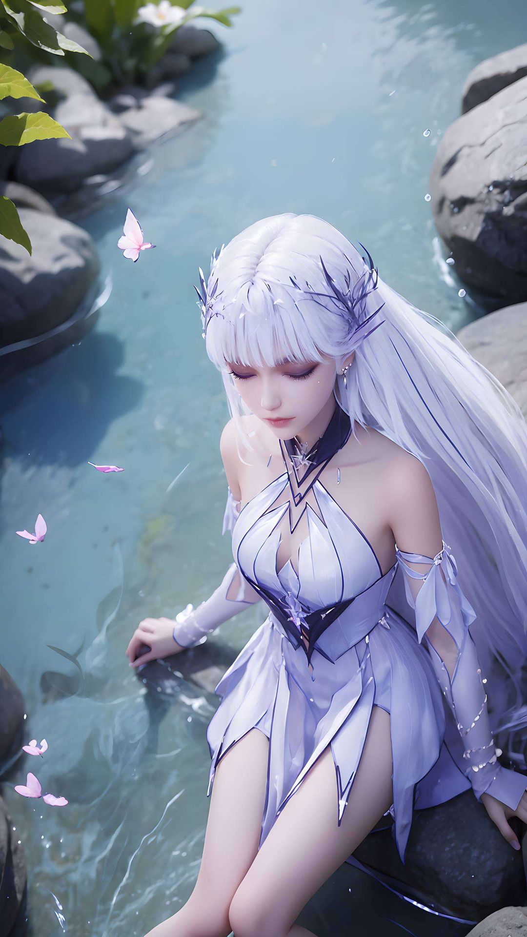 犹如她不羁的性格灵动中带着一丝神秘