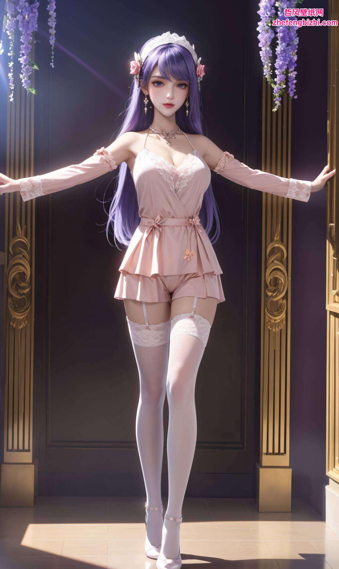 清新的色调与动人的情节在这幅水彩风格的Win10壁纸中