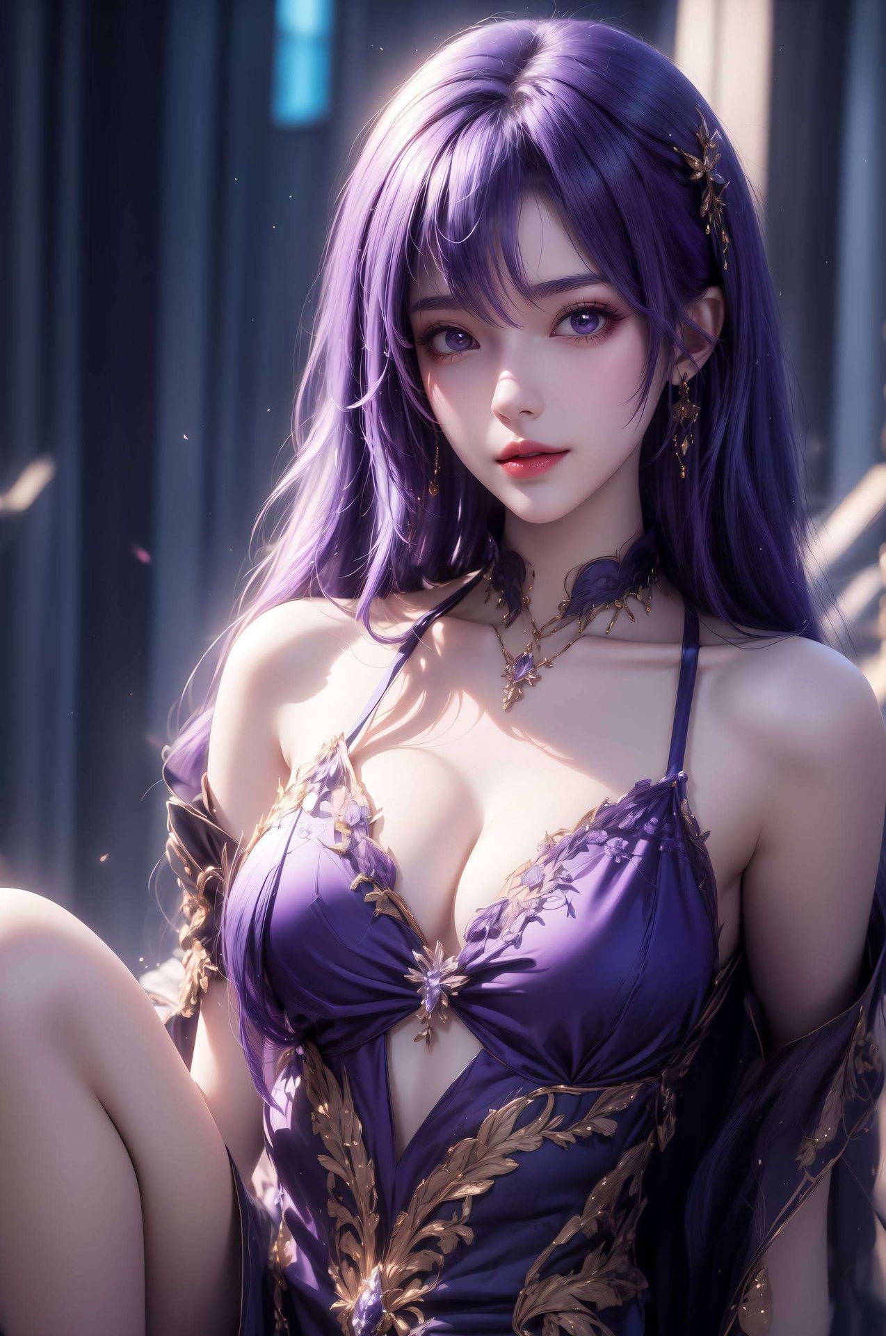 保证让你的手机瞬间变身国漫女神的专属舞台！她的风采在这款壁纸中展现得淋漓尽致