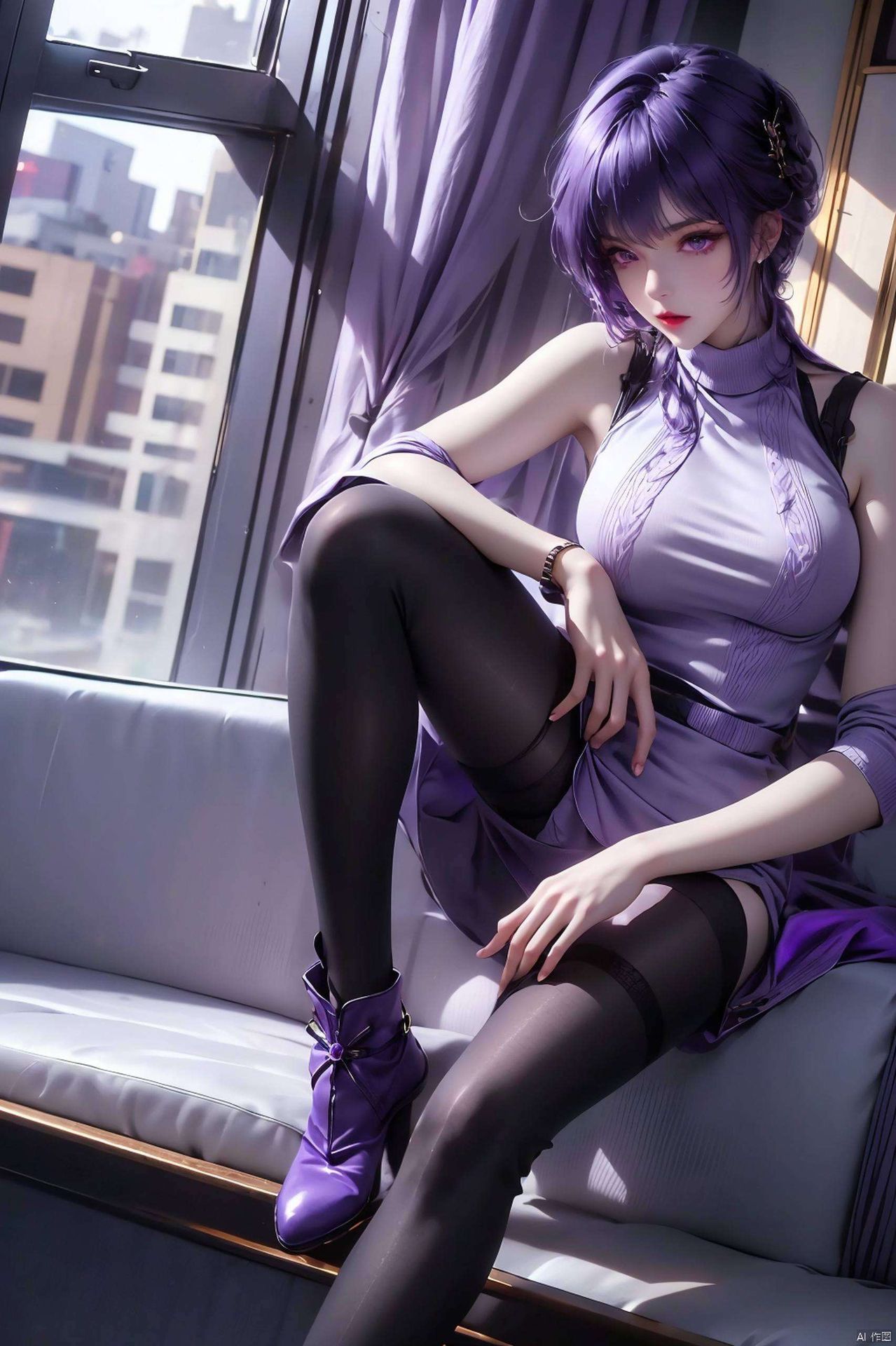 这位国漫中的美女散发出青春的活力