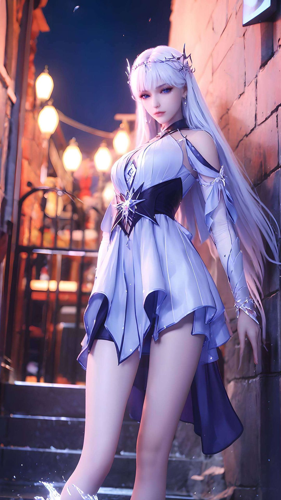 这款AI国漫壁纸条纹安卓炫彩壁纸高清画质