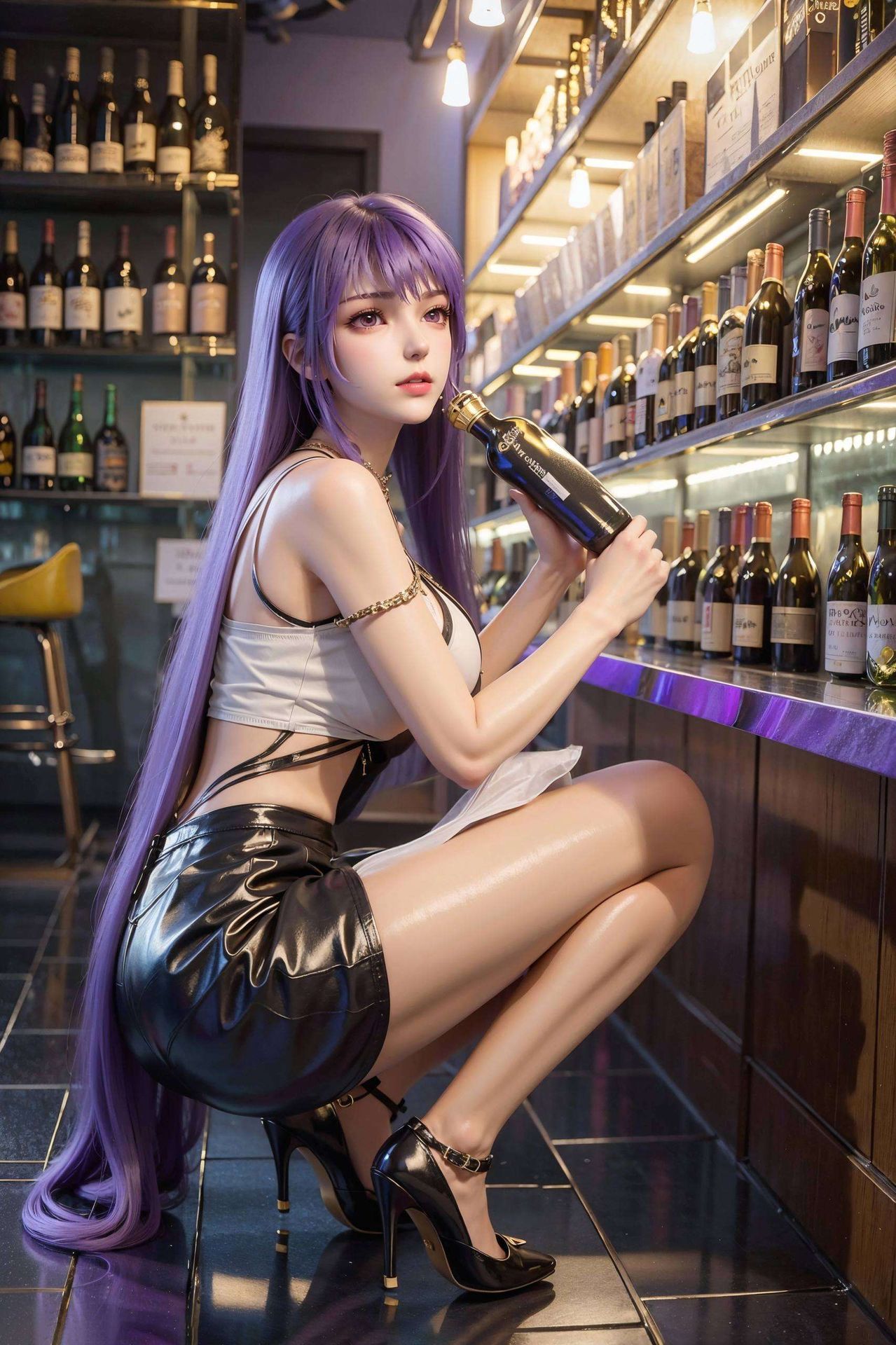 国漫女主AI侘寂风壁纸横版独特的侘寂风格