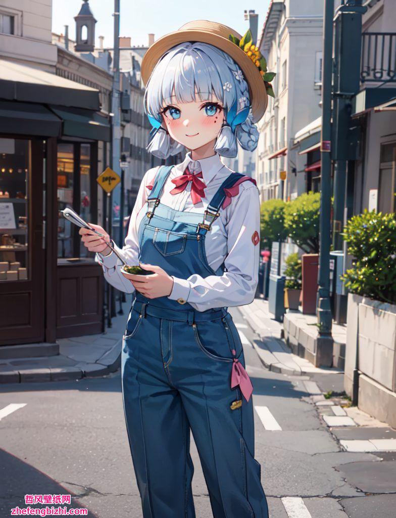 这款超高清纹理1080p壁纸随和的笔触描绘出她的不凡气质