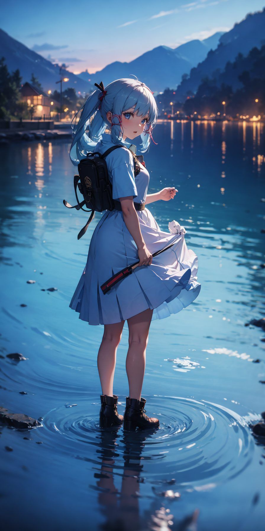 以原神壁纸女神十里凌华为主题每一笔触都细腻描绘出她的优雅与神秘