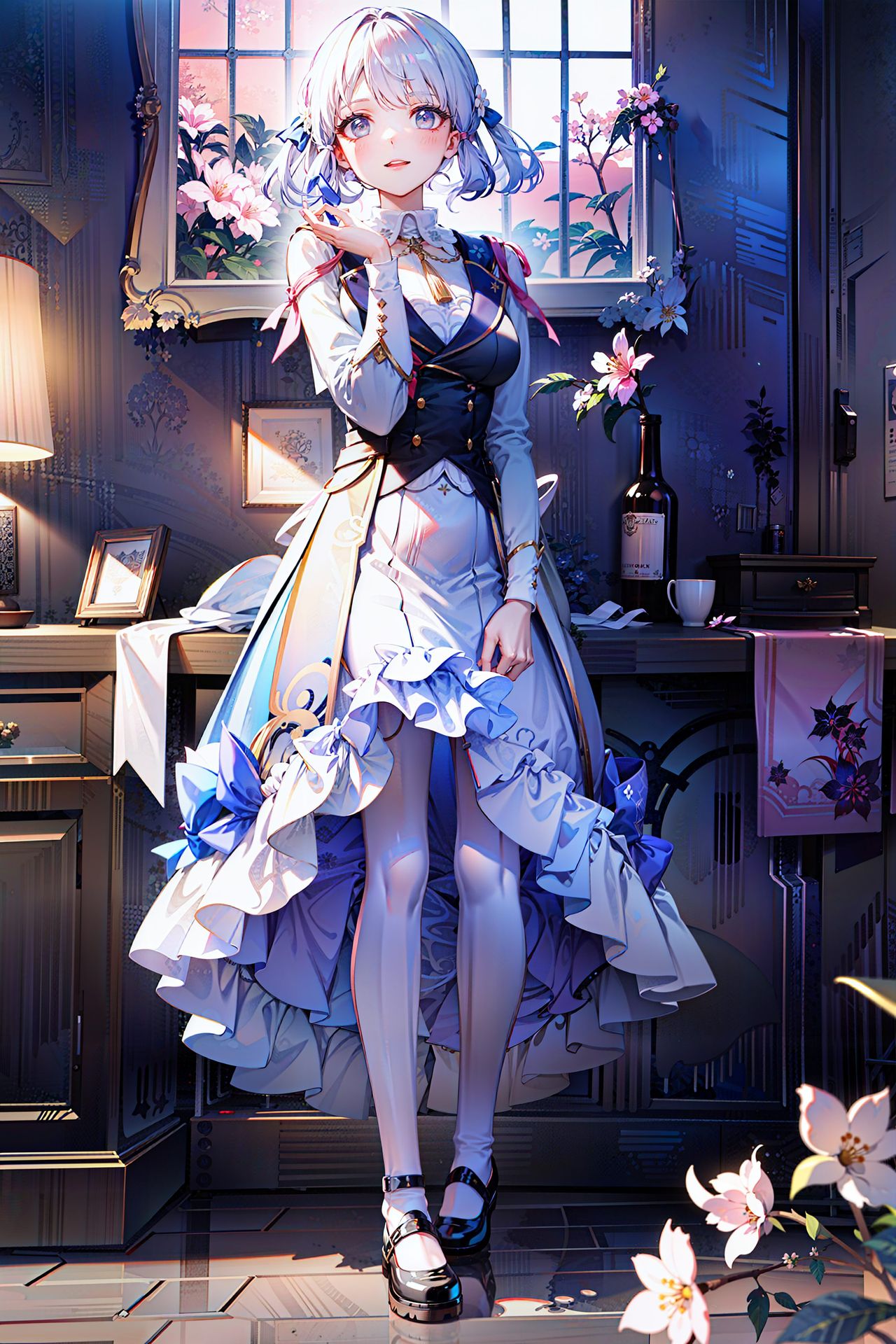 在梦幻般的国漫世界里如同置身粉色梦境